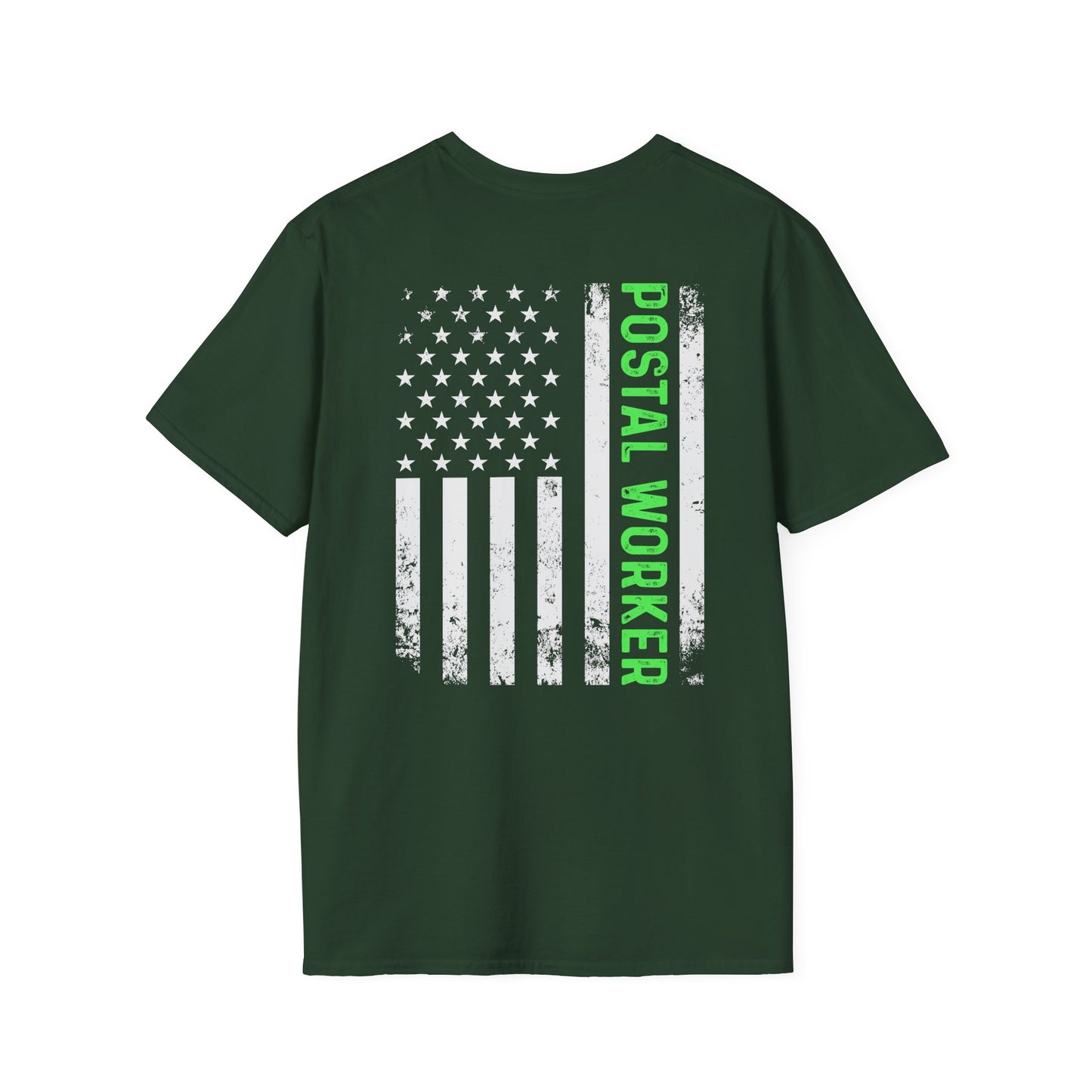 Postal Worker American Flag T-Shirt