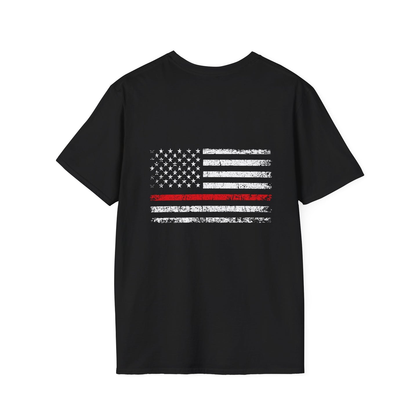 Thin Red Line American Flag T-Shirt