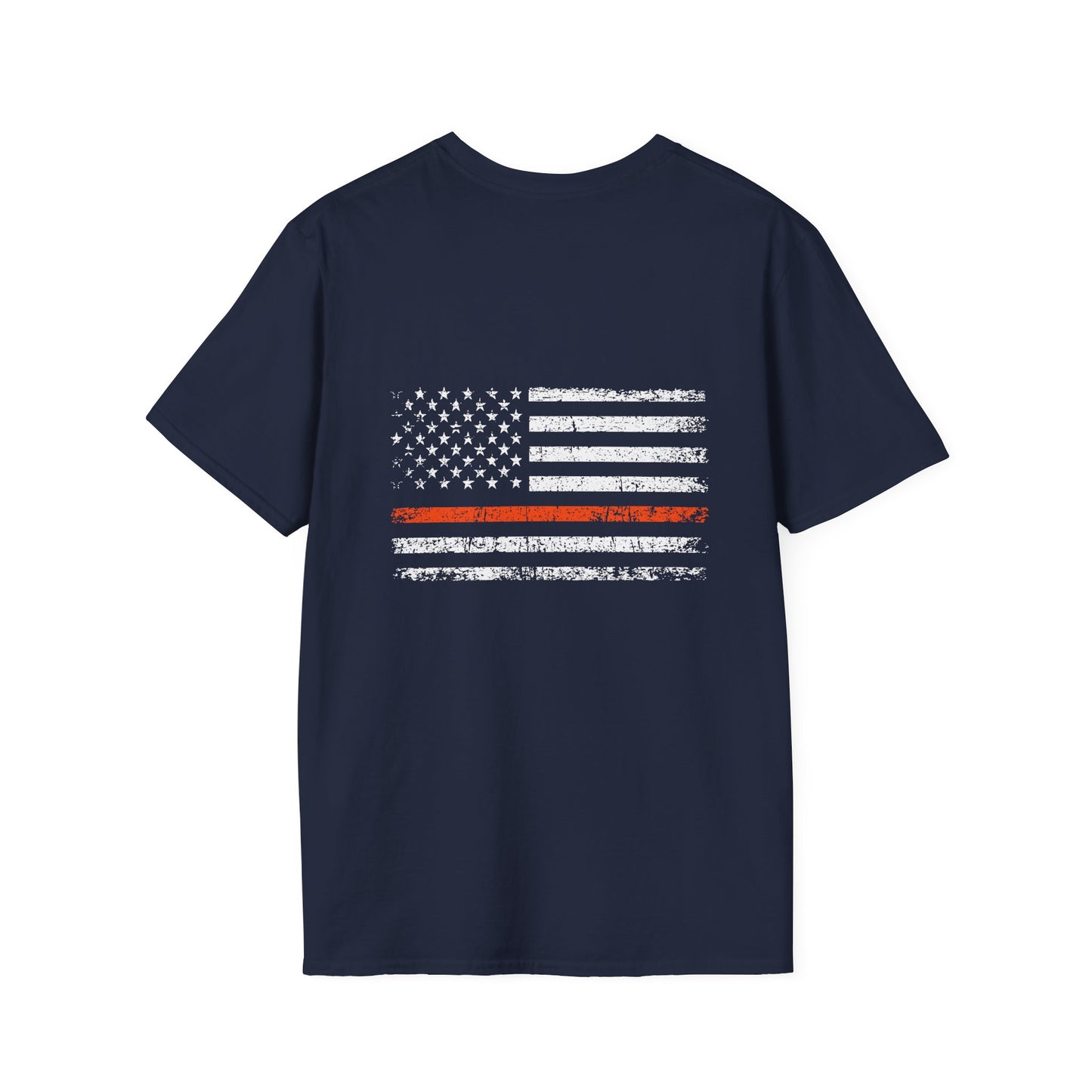 Thin Orange Line American Flag