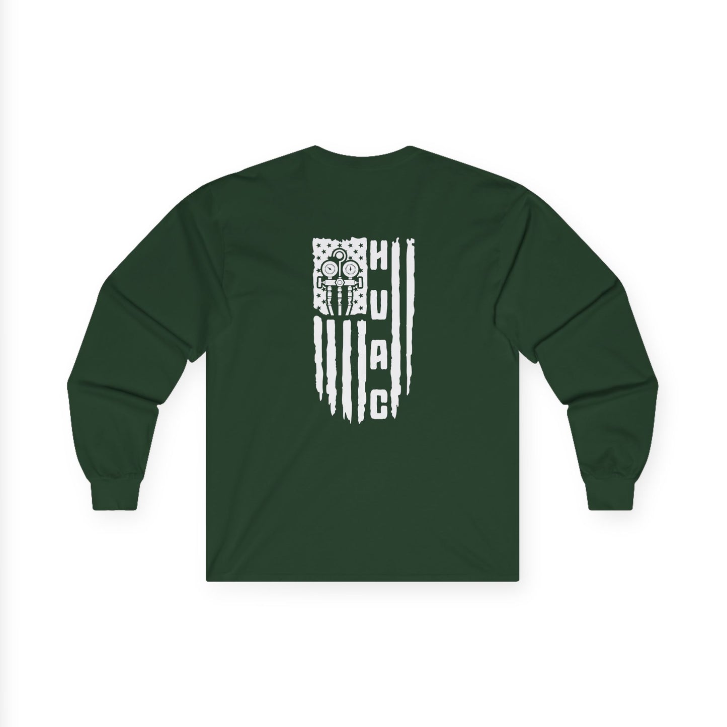 HVAC American Flag Long Sleeve Tee