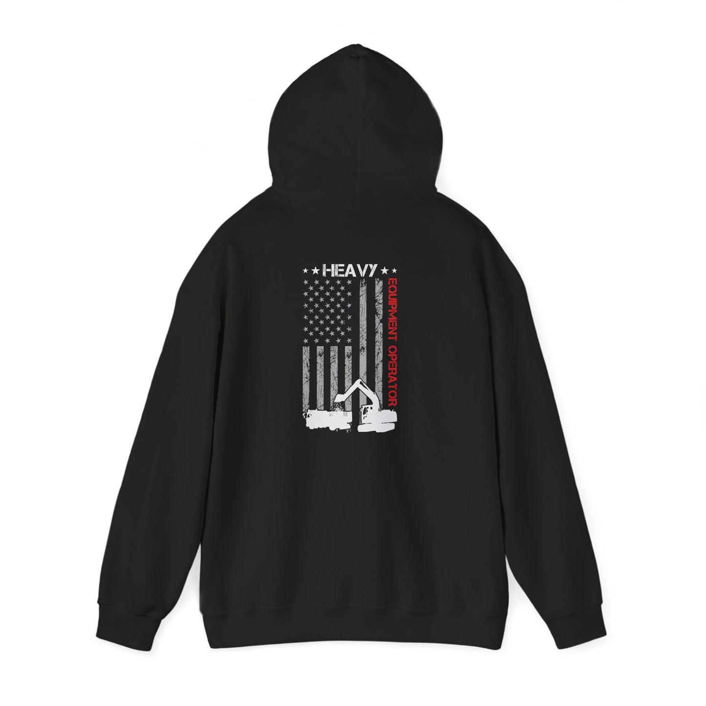 Heavy Equipment Operator American Flag Hoodie