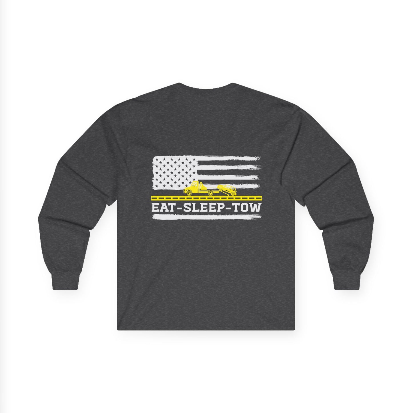 Tow Truck Driver American Flag T-Shirt