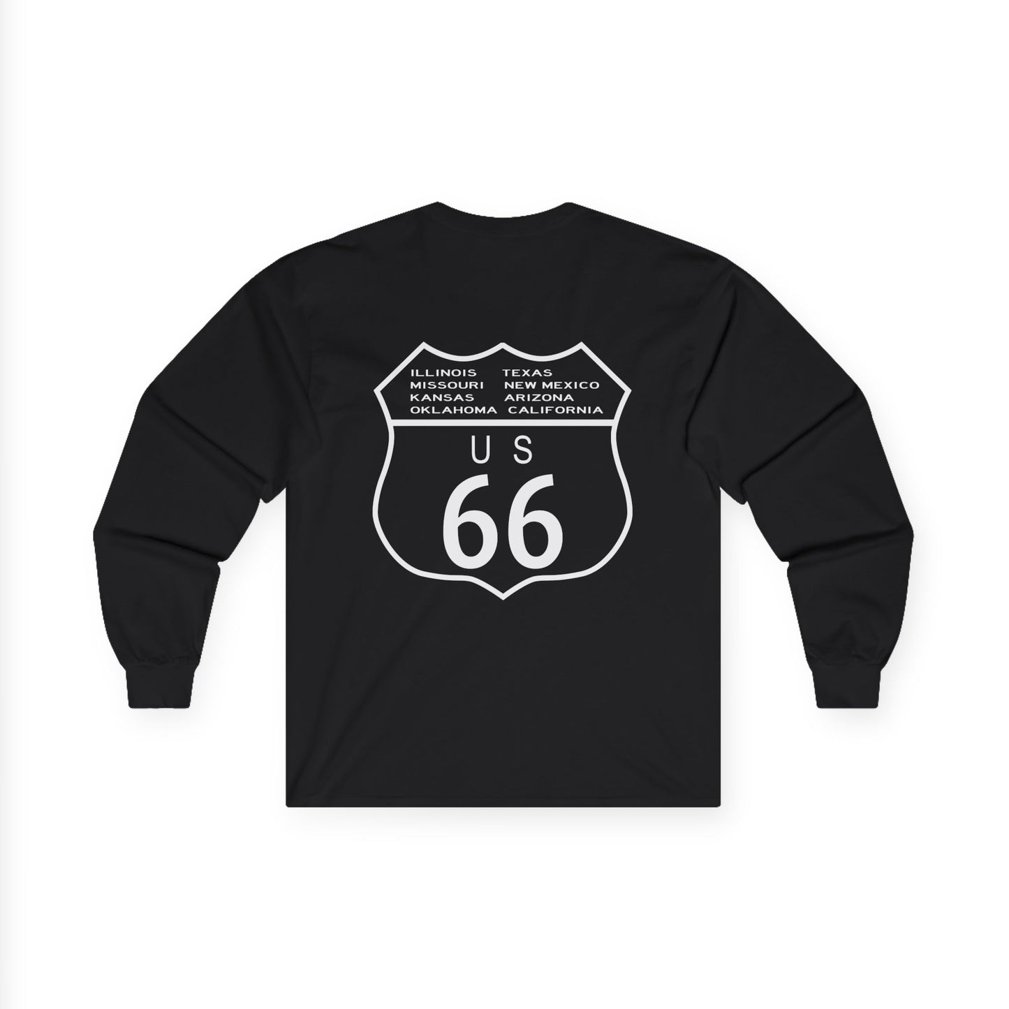 8 State, 1 Road-Route 66 Long Sleeve T-Shirt