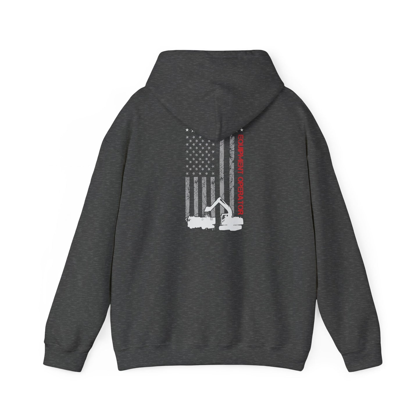 Heavy Equipment Operator American Flag Hoodie