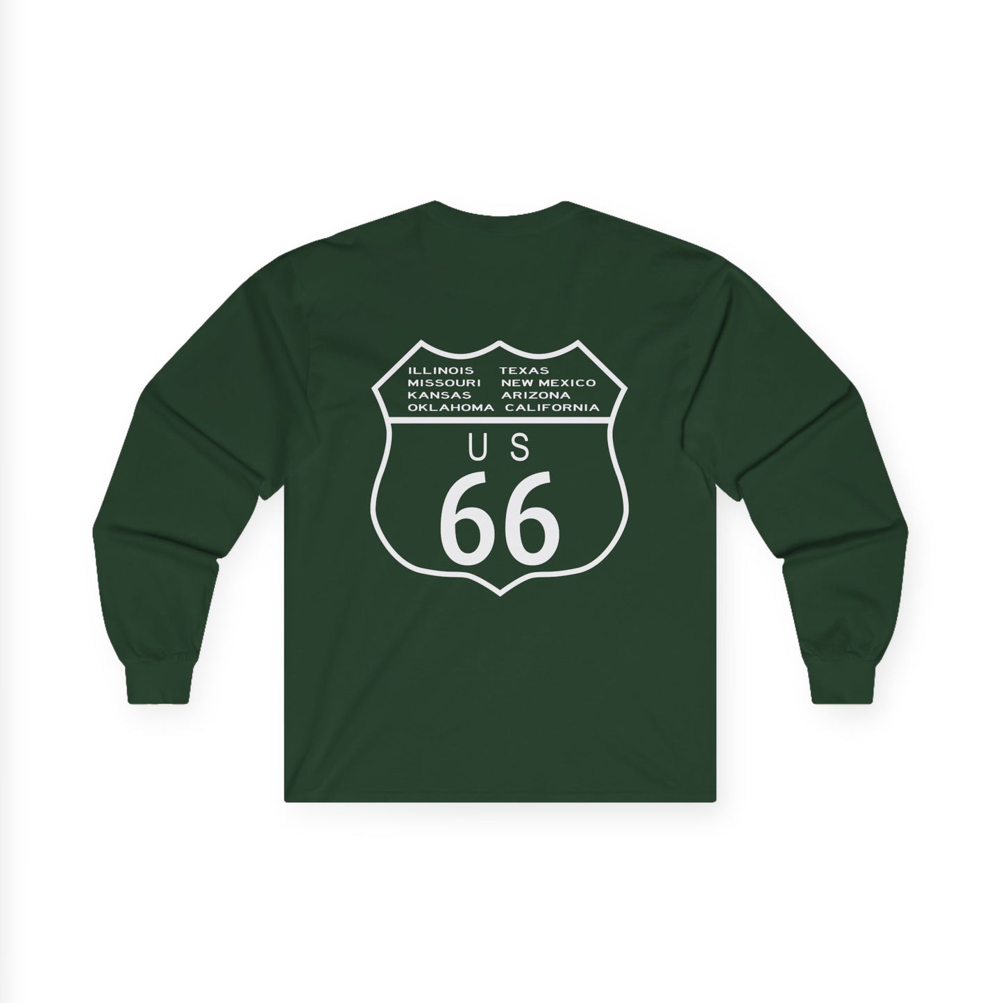8 State, 1 Road-Route 66 Long Sleeve T-Shirt