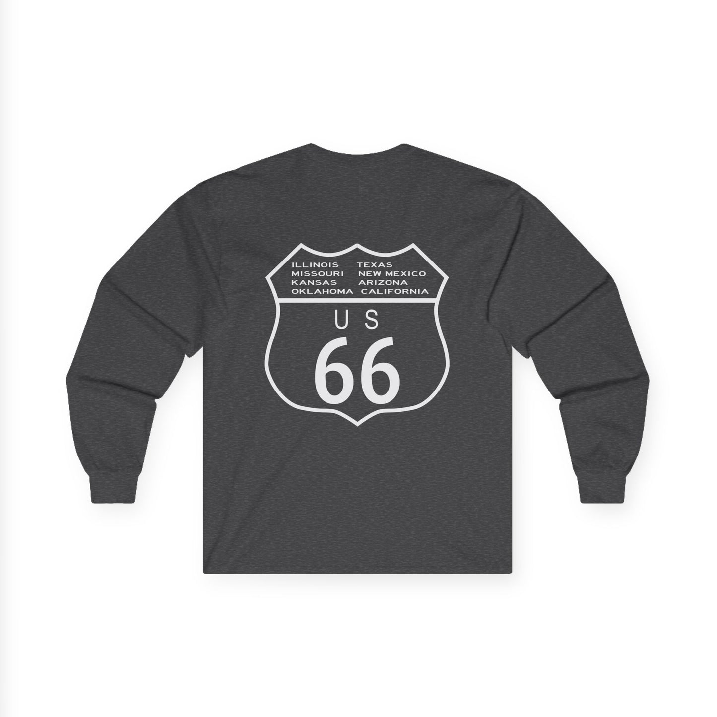 8 State, 1 Road-Route 66 Long Sleeve T-Shirt