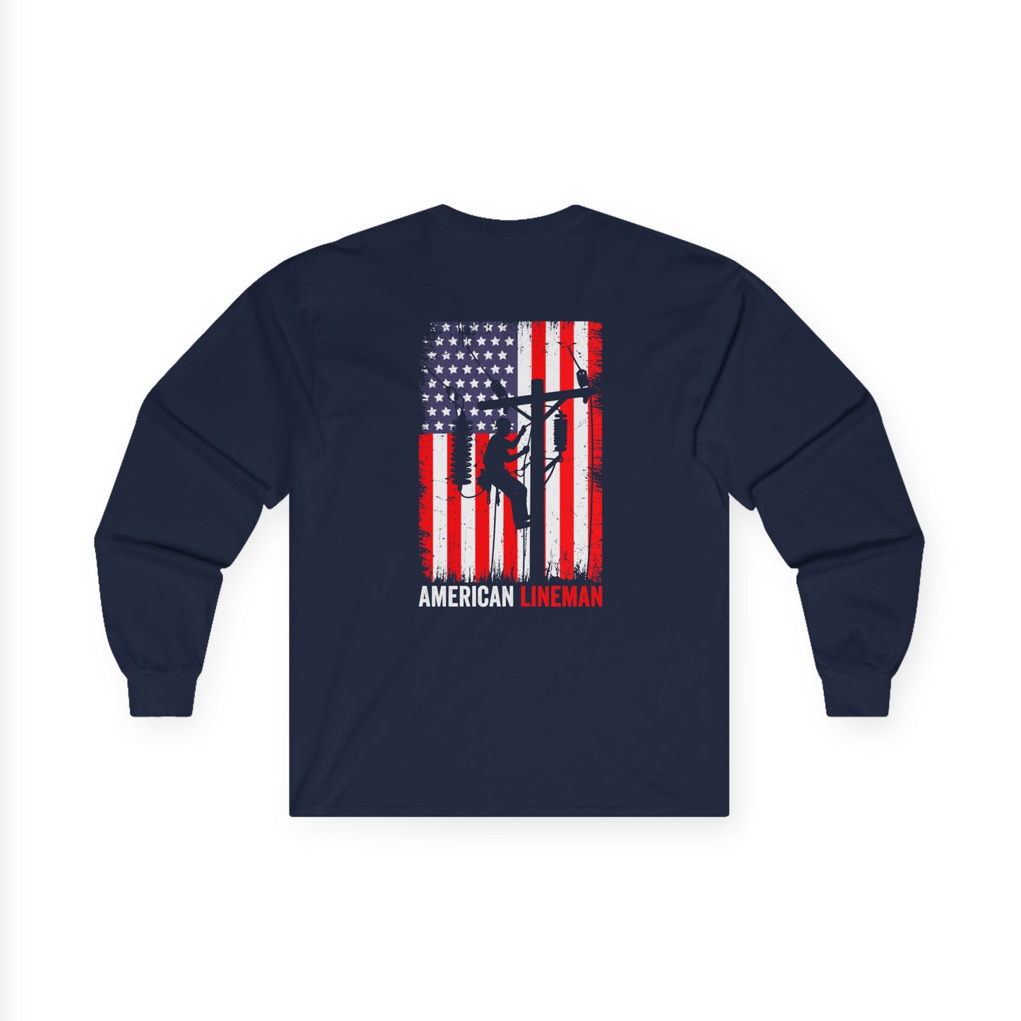 Lineman American Flag T-Shirt