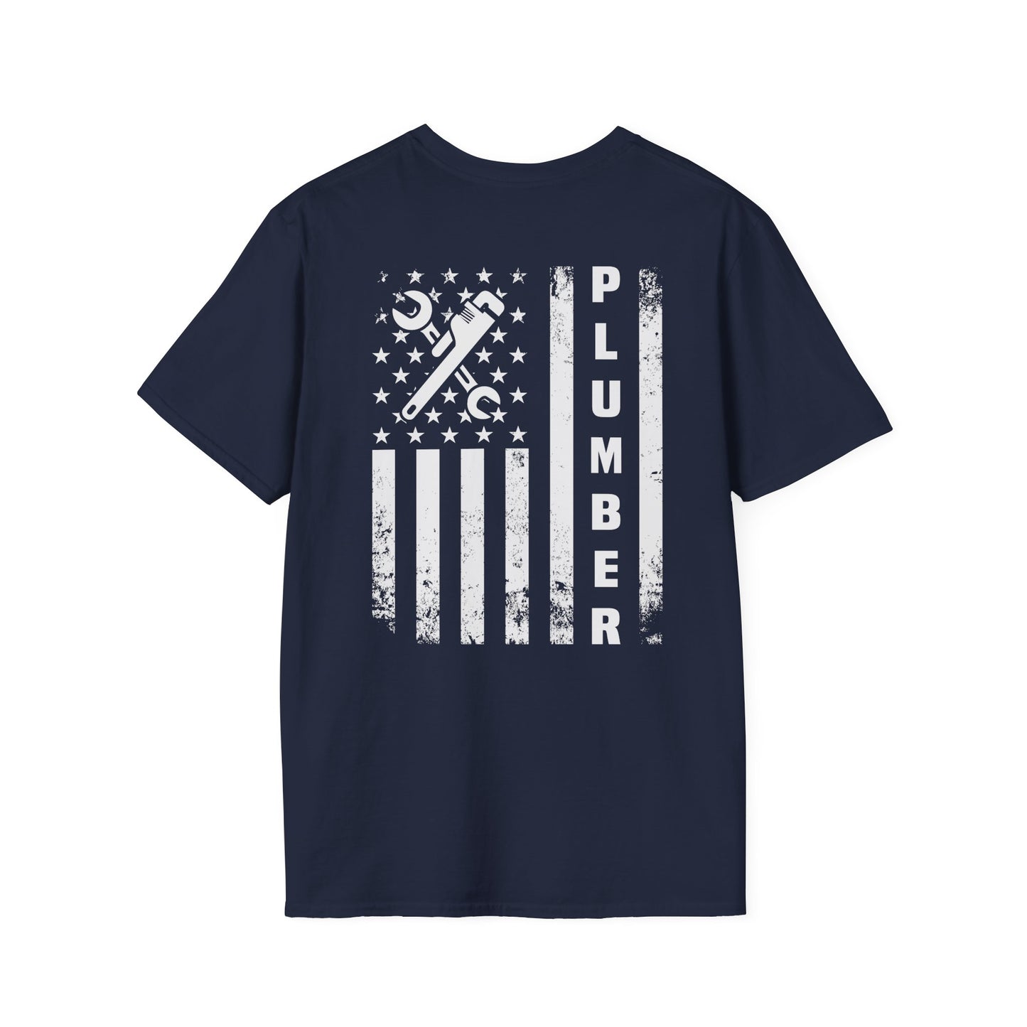 Plumber American Flag T-Shirt
