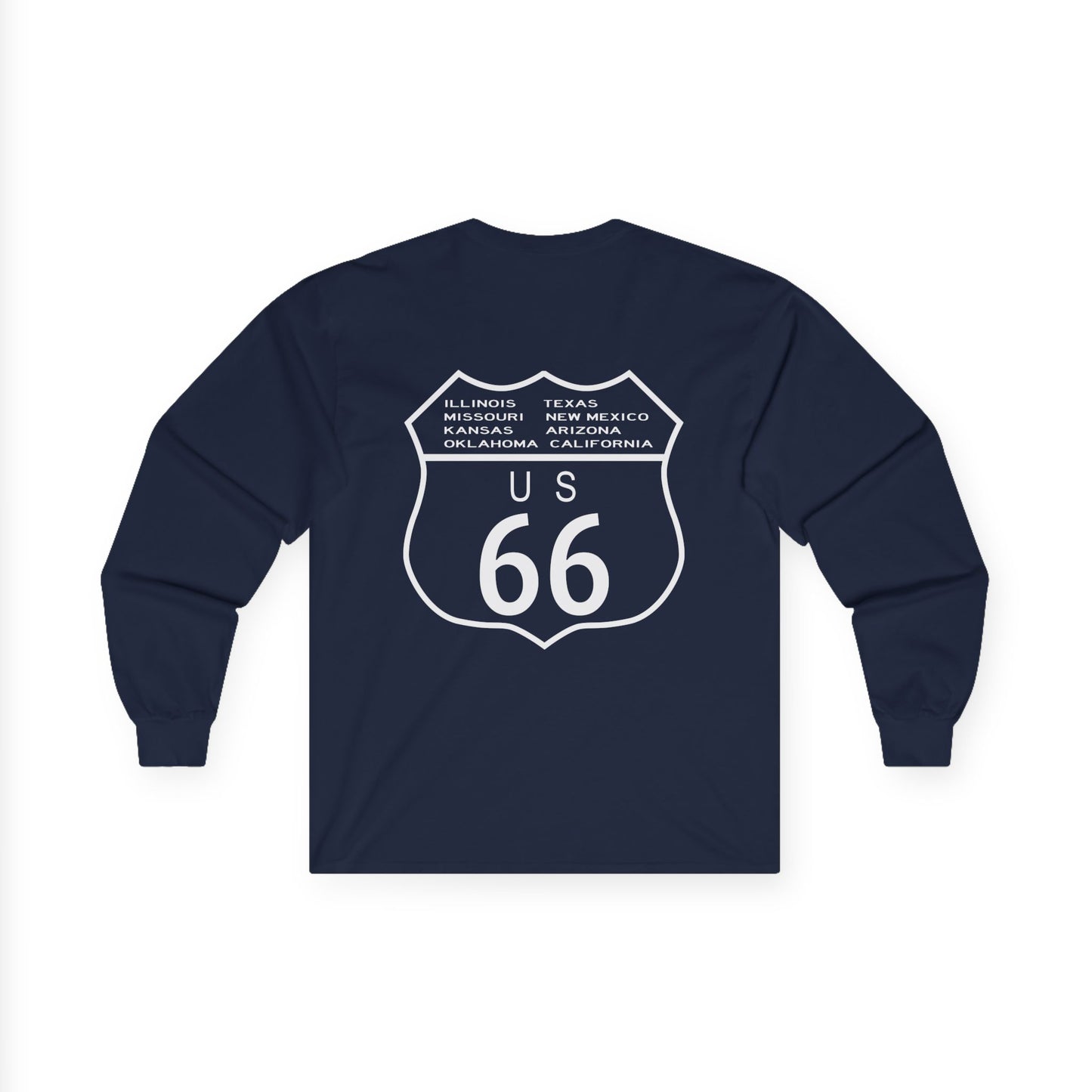 8 State, 1 Road-Route 66 Long Sleeve T-Shirt