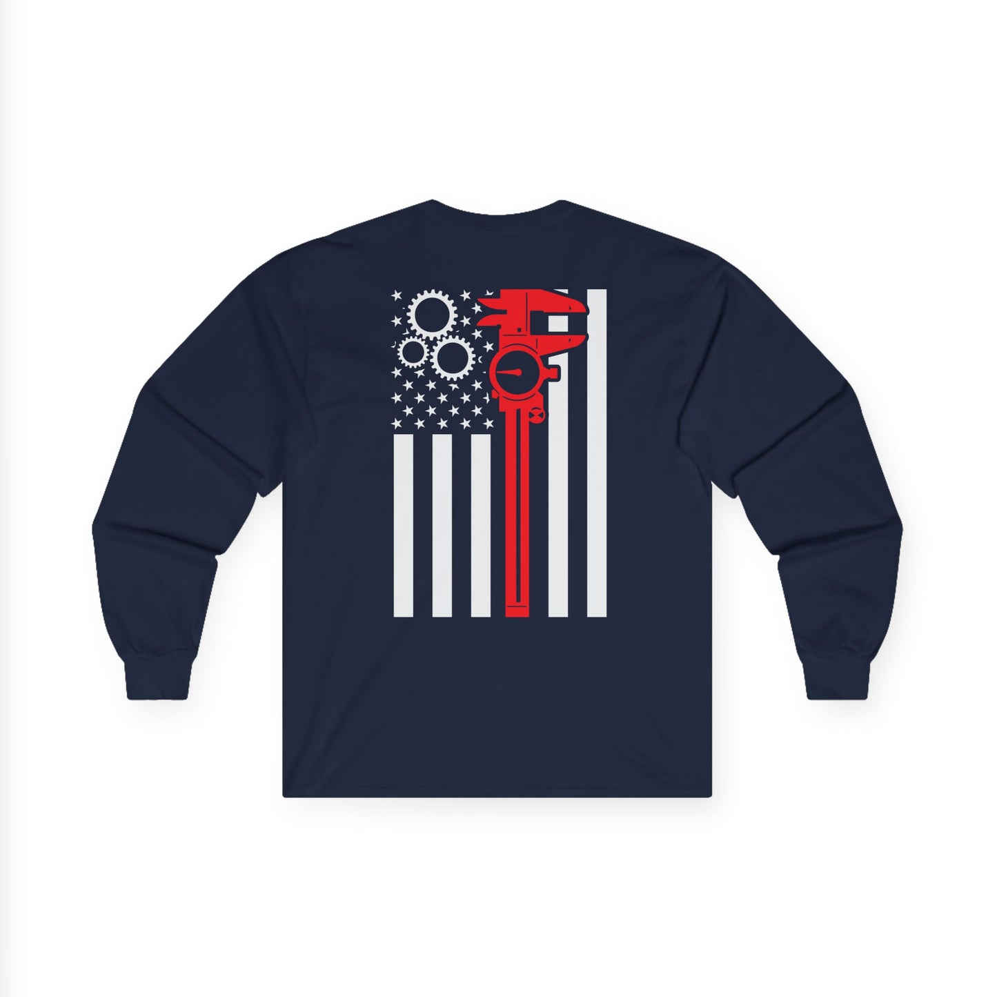 Machinist American Flag Long Sleeve
