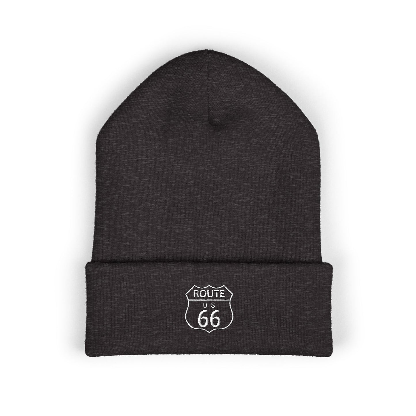 Embroidered Route 66 Beanie