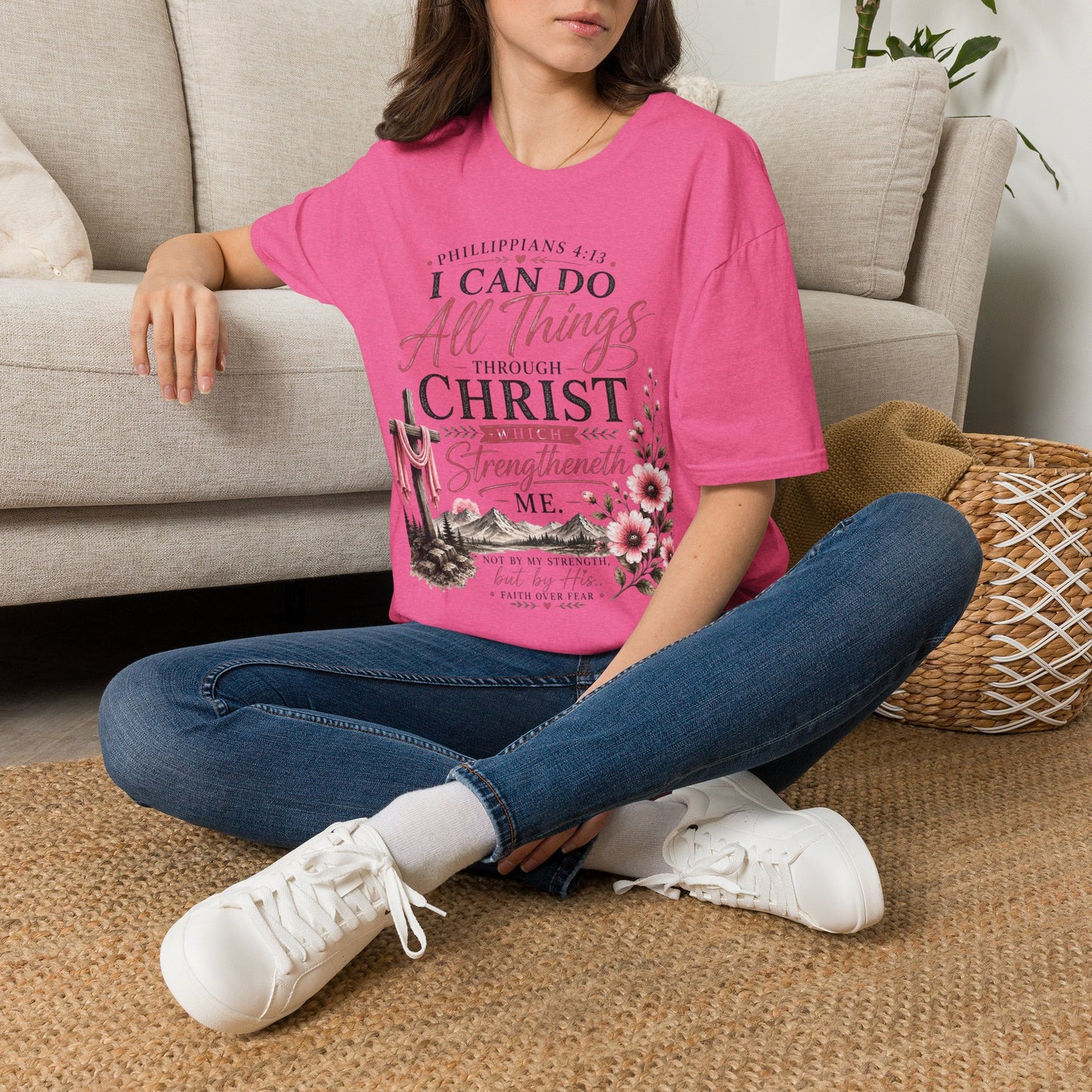 All Things Through Christ – Philippians 4:13 T-Shirt