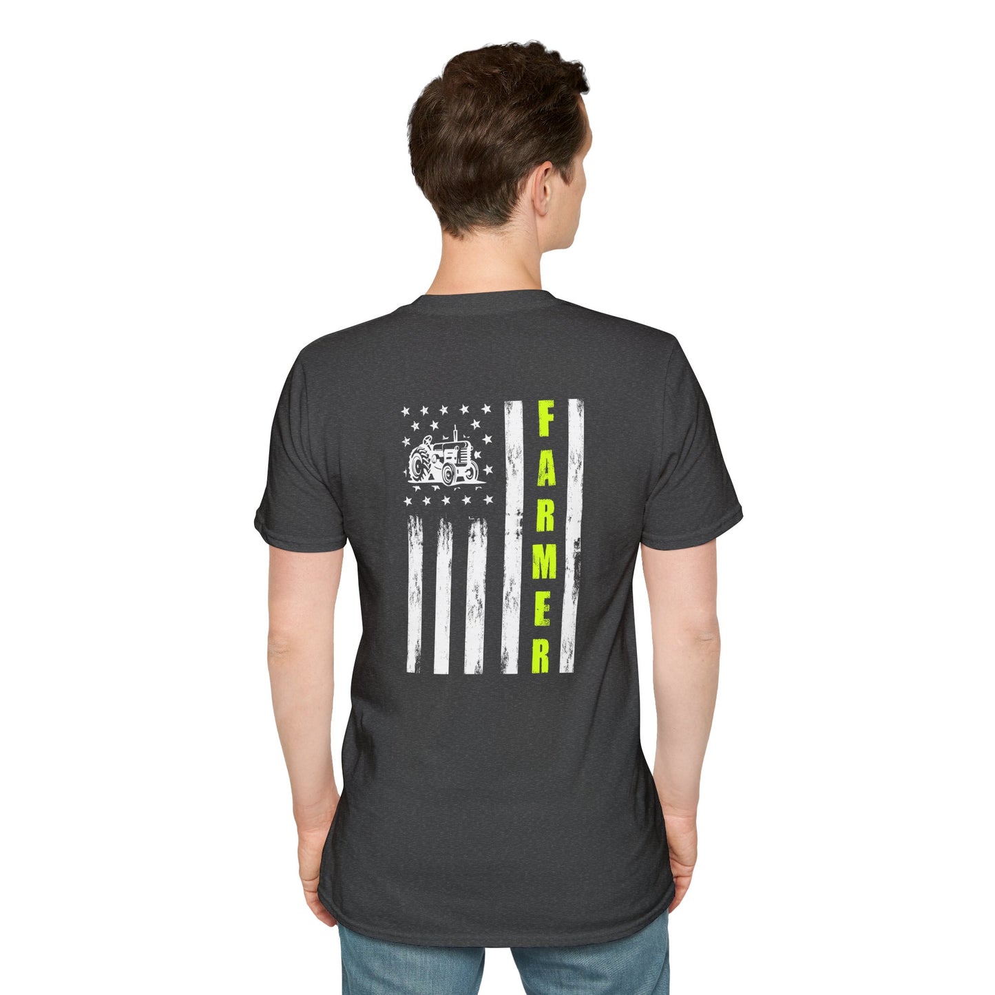 American Farmer American Flag T-Shirt