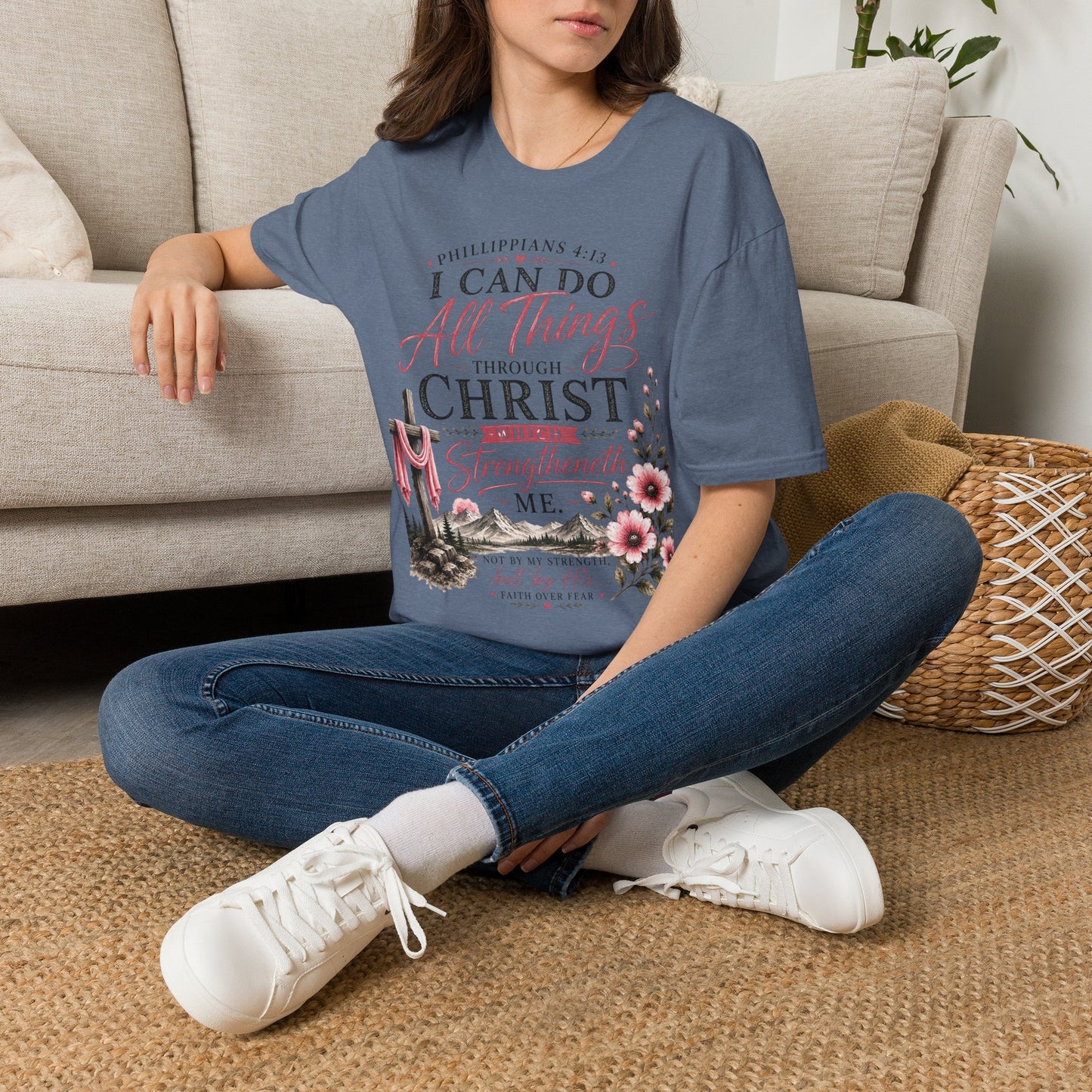 All Things Through Christ – Philippians 4:13 T-Shirt