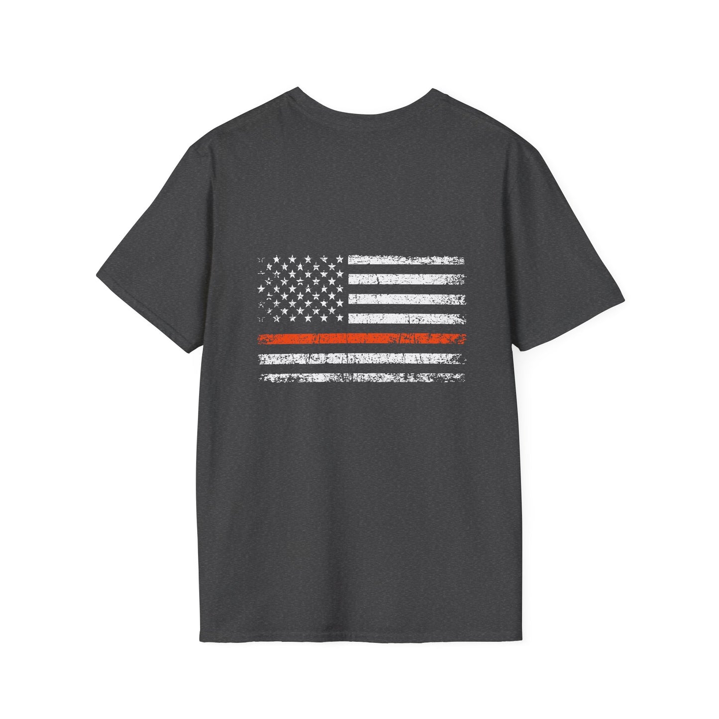 Thin Orange Line American Flag