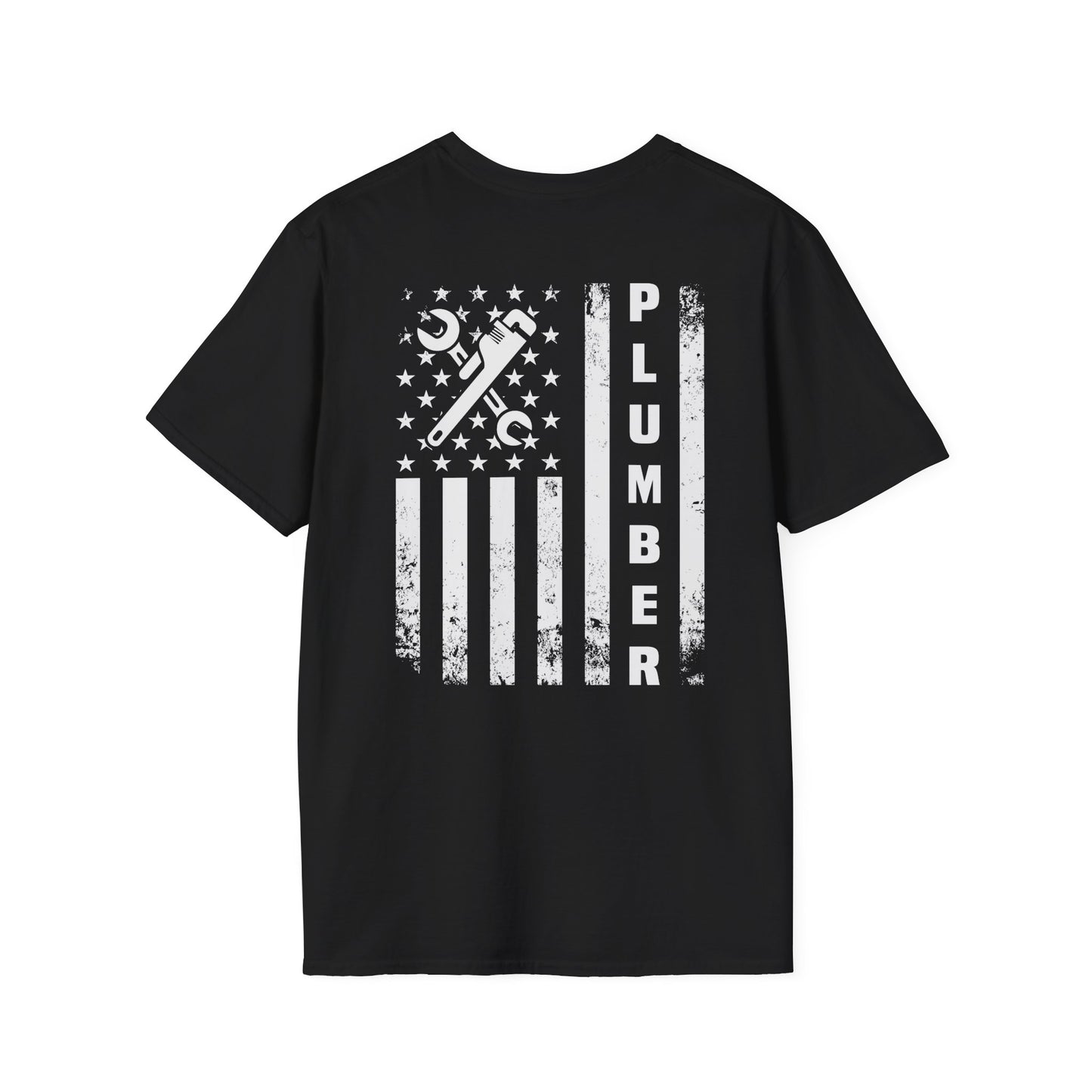 Plumber American Flag T-Shirt