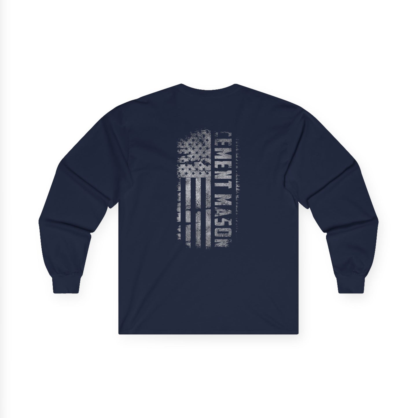 Cement Mason American Flag Long Sleeve