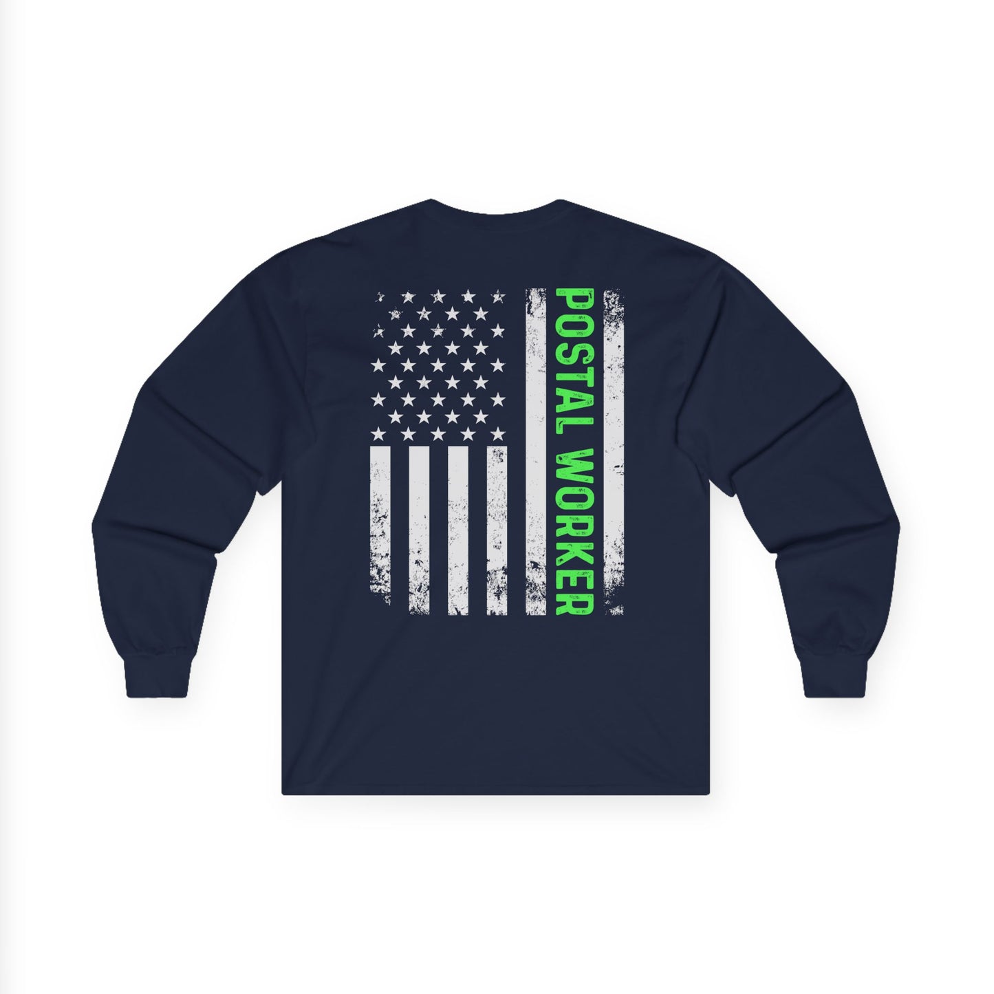 Postal Worker American Flag Long Sleeve