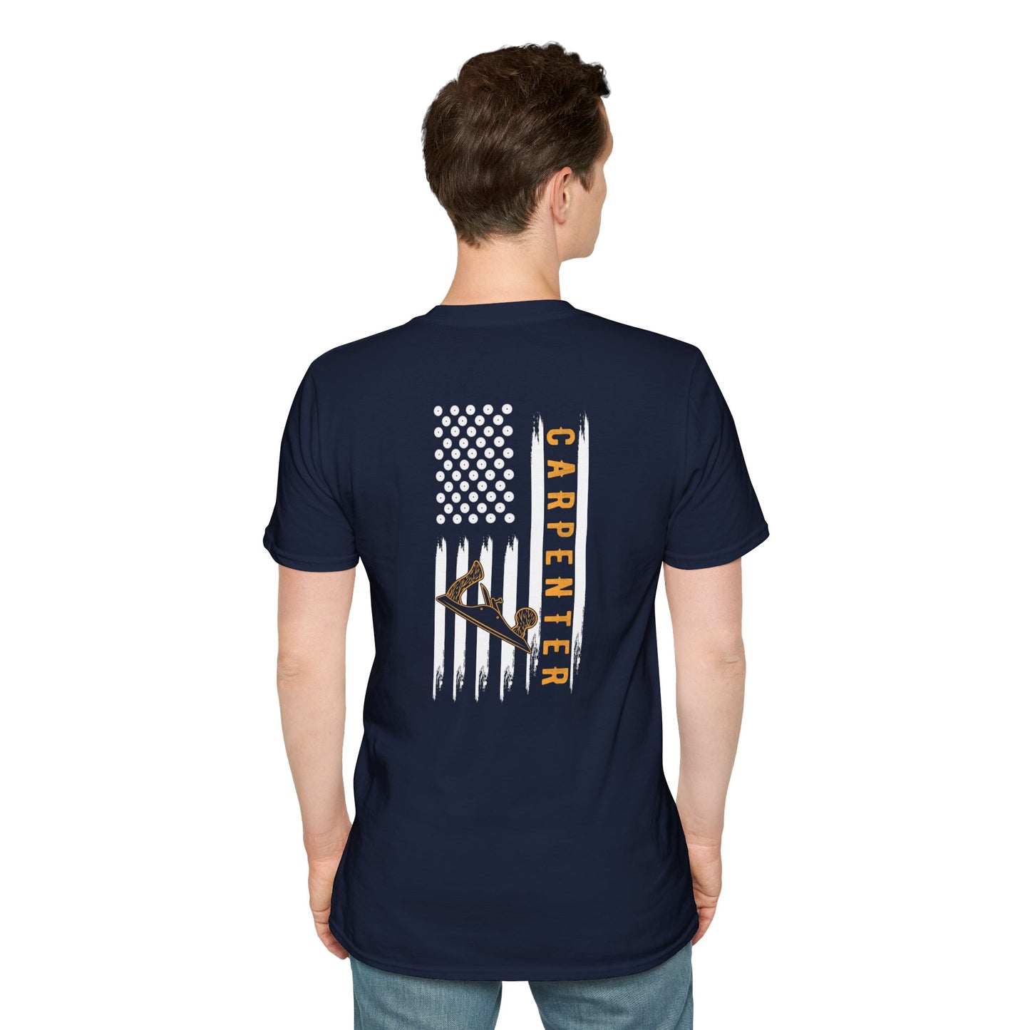 American Flag Carpenter T-Shirt