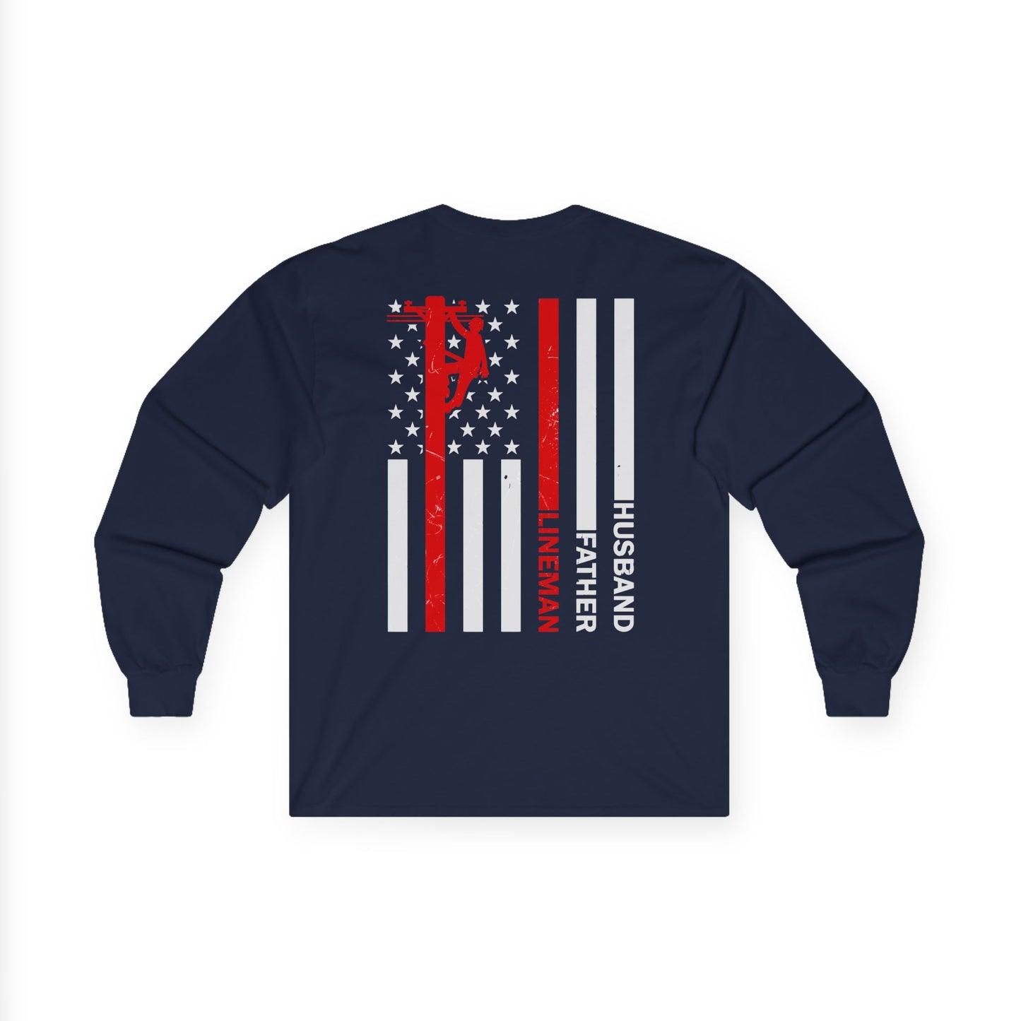 Lineman, Husband, Father Long Sleeve