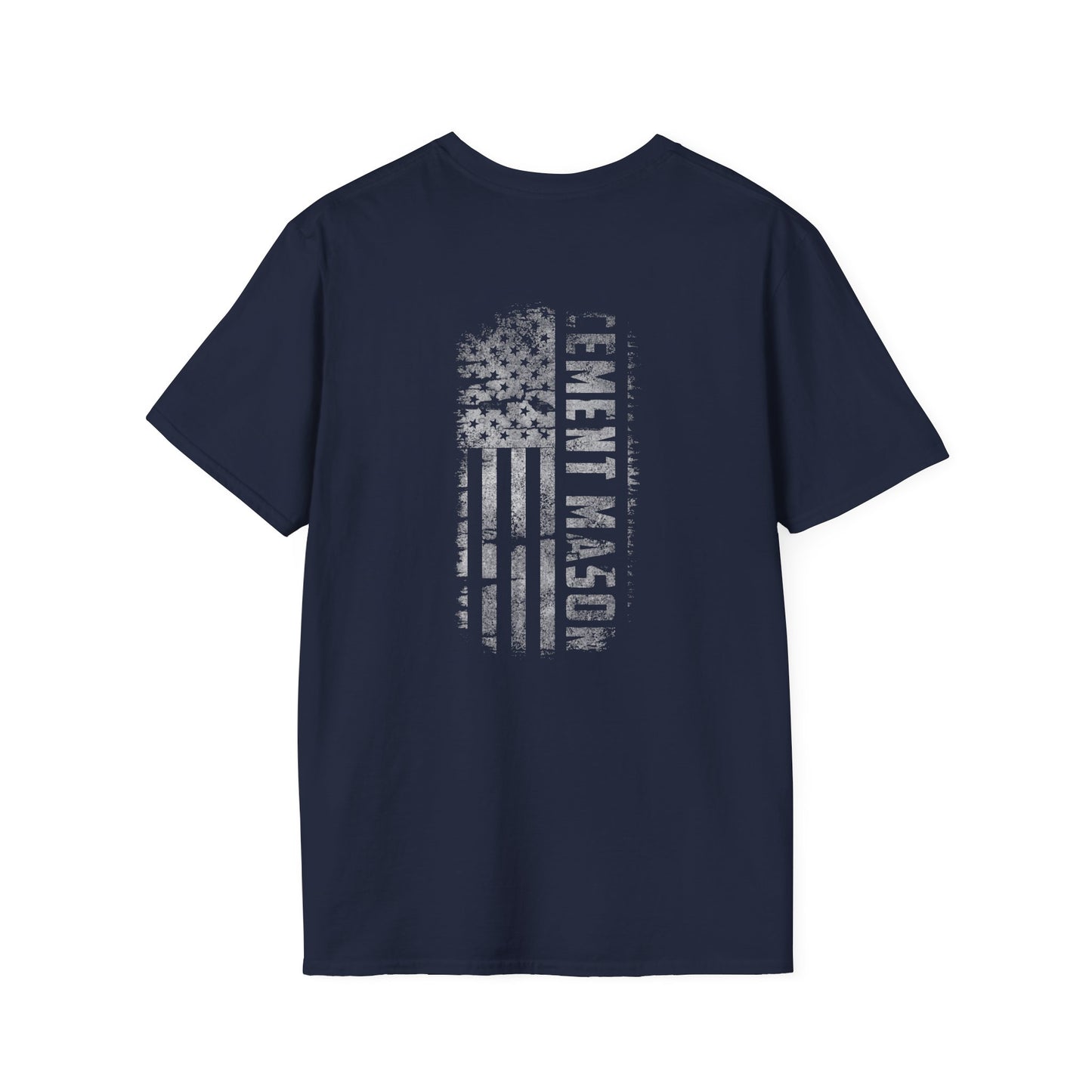 Cement Mason American Flag T-Shirt