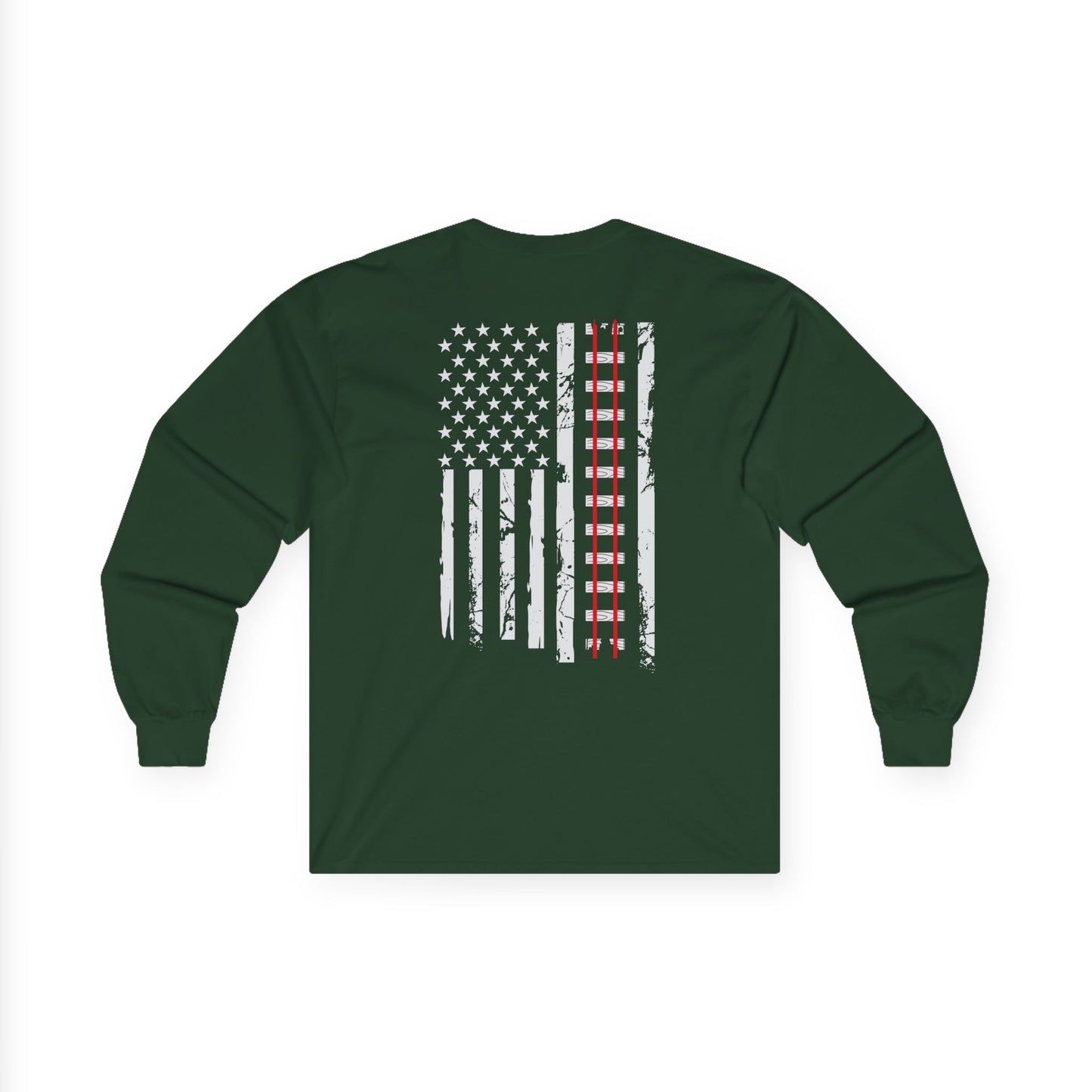Railroad American Flag Long Sleeve