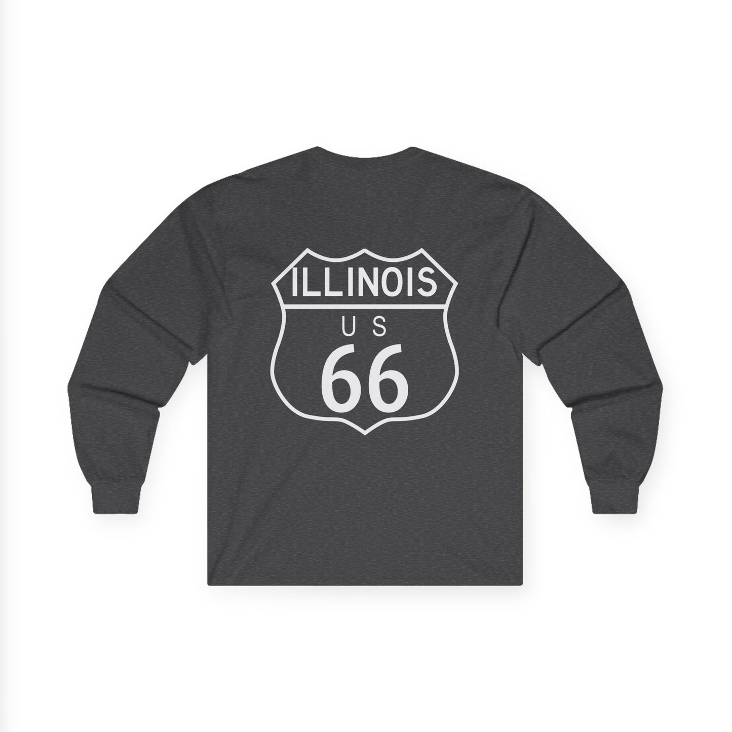 Illinois Route 66 Long Sleeve T-Shirt