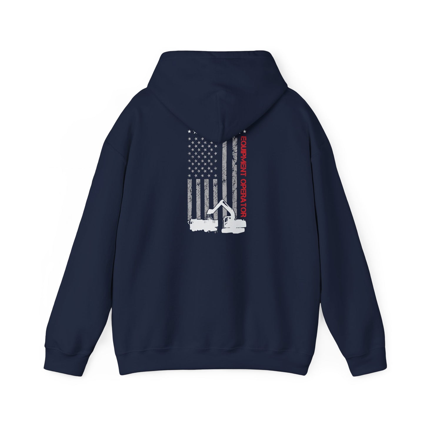 Heavy Equipment Operator American Flag Hoodie