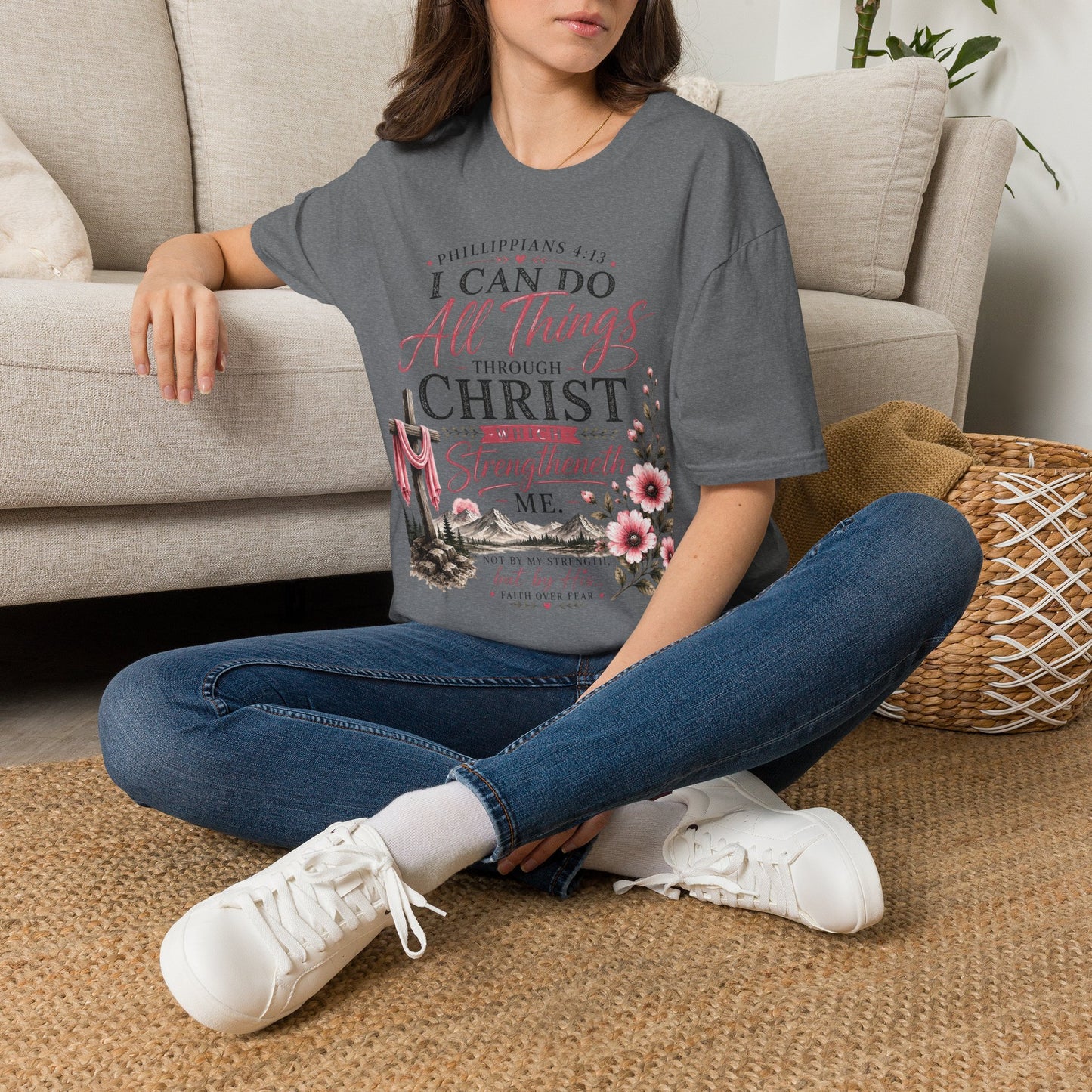 All Things Through Christ – Philippians 4:13 T-Shirt