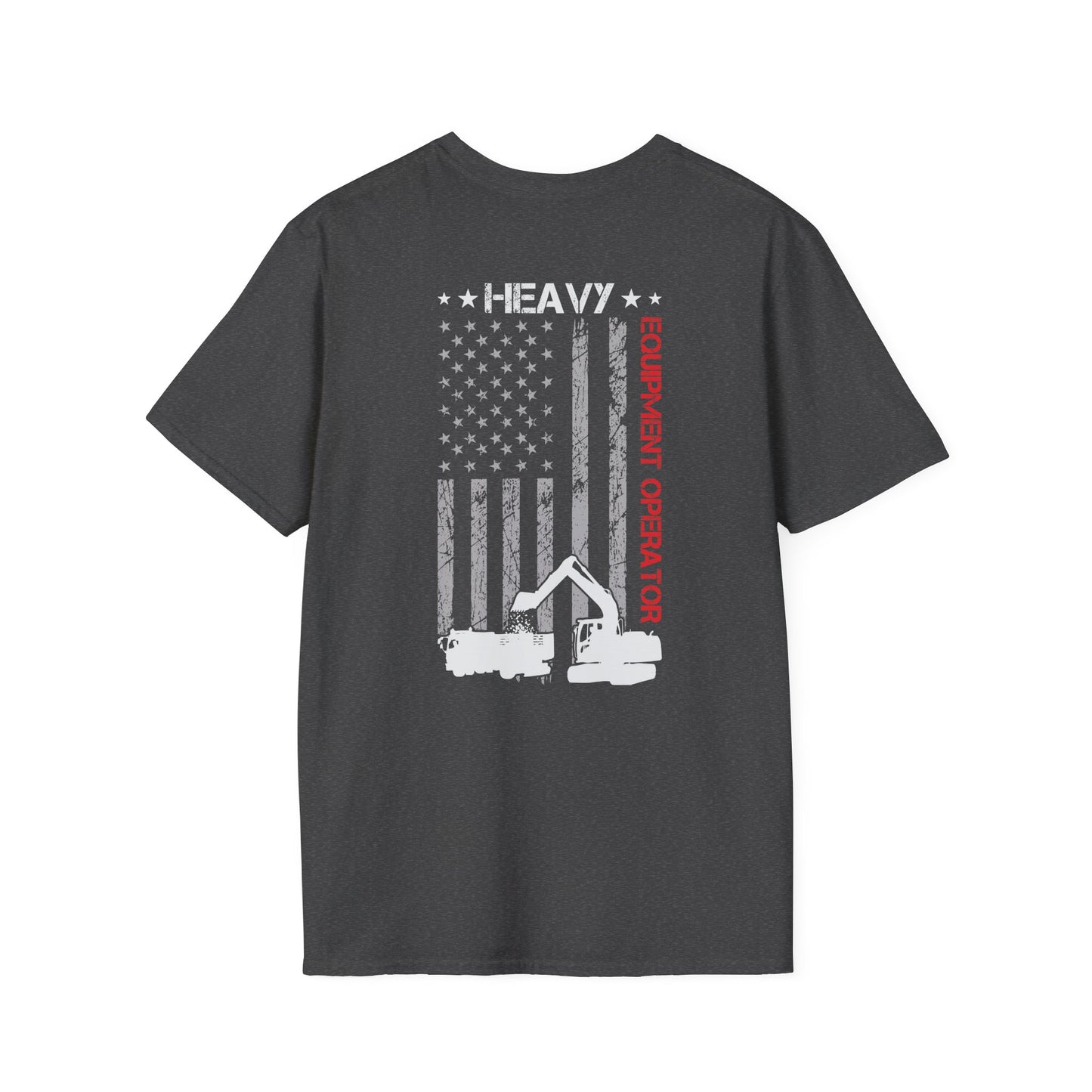 Heavy Equipment Operator American Flag T-Shirt