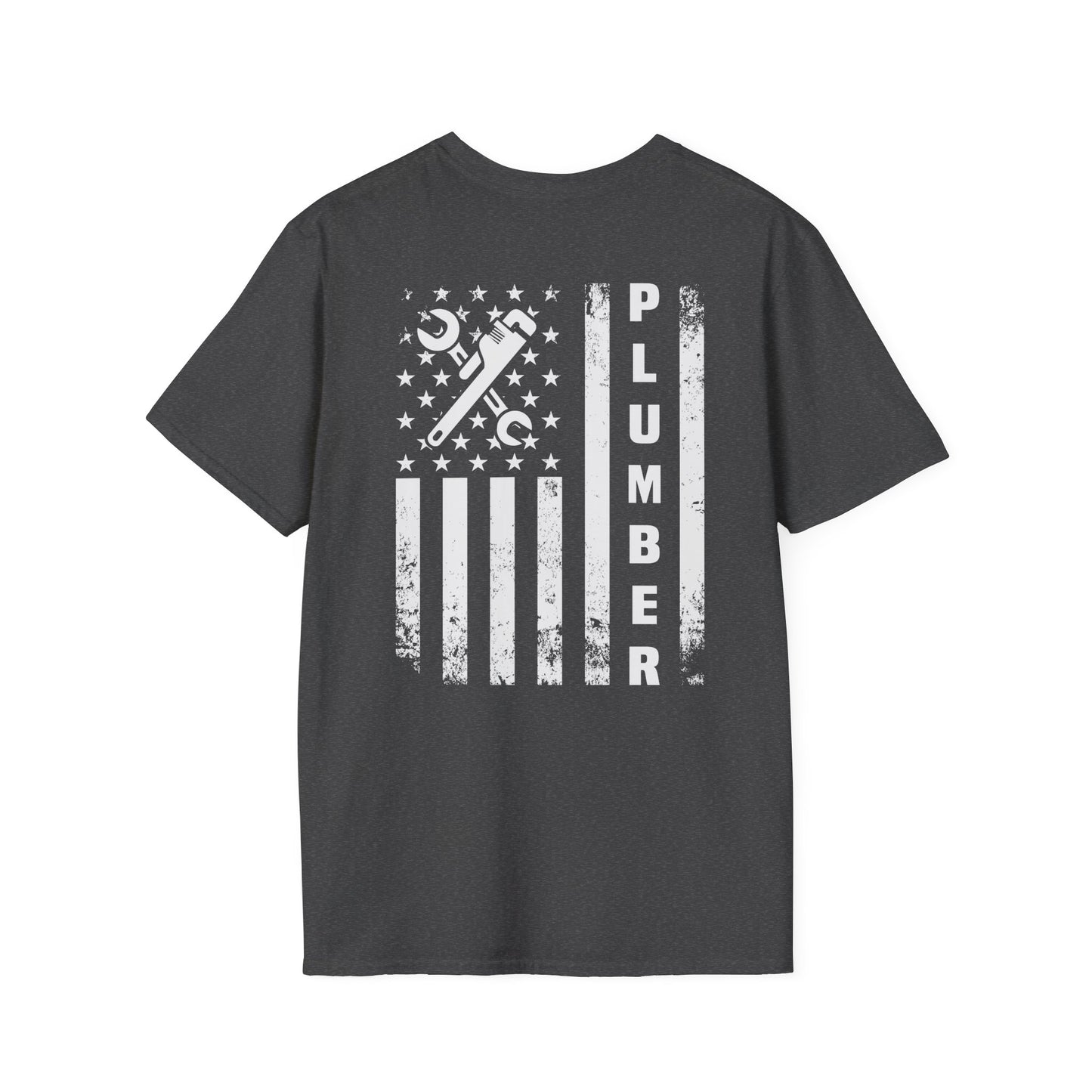 Plumber American Flag T-Shirt