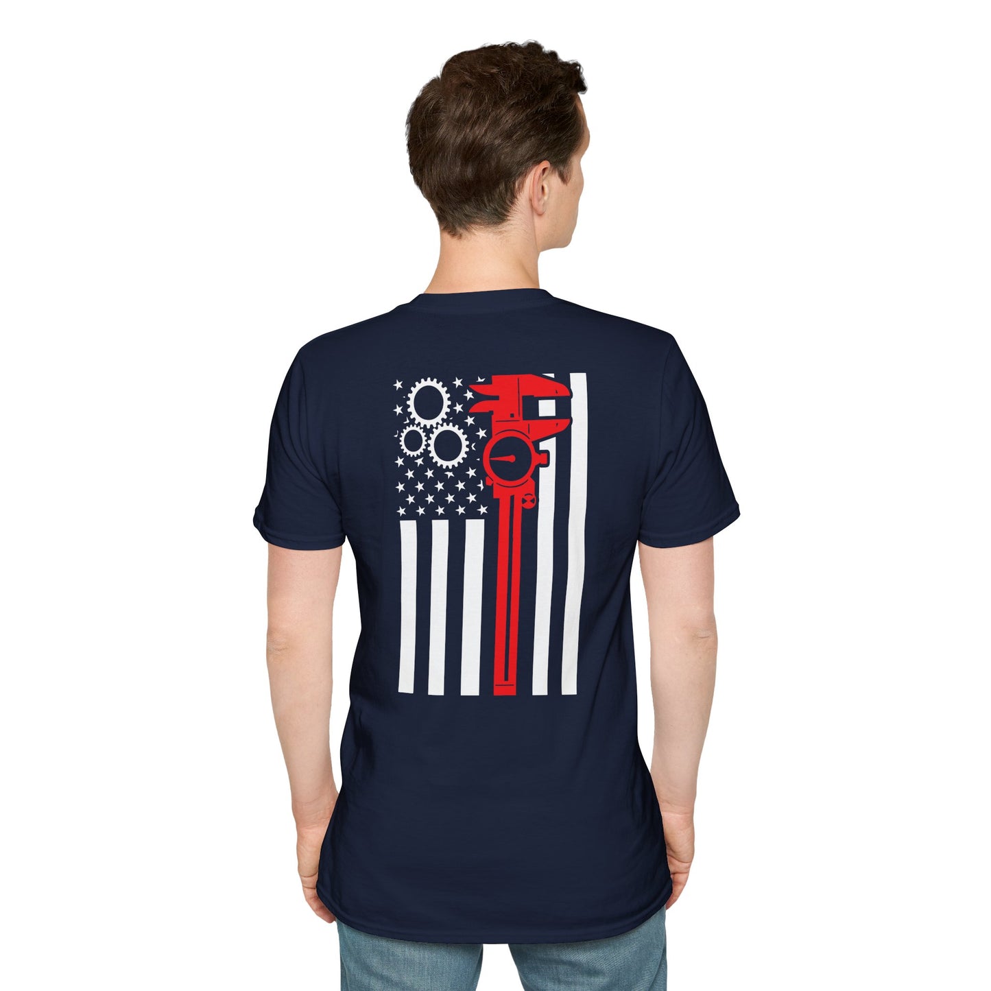 Machinist American Flag T-Shirt