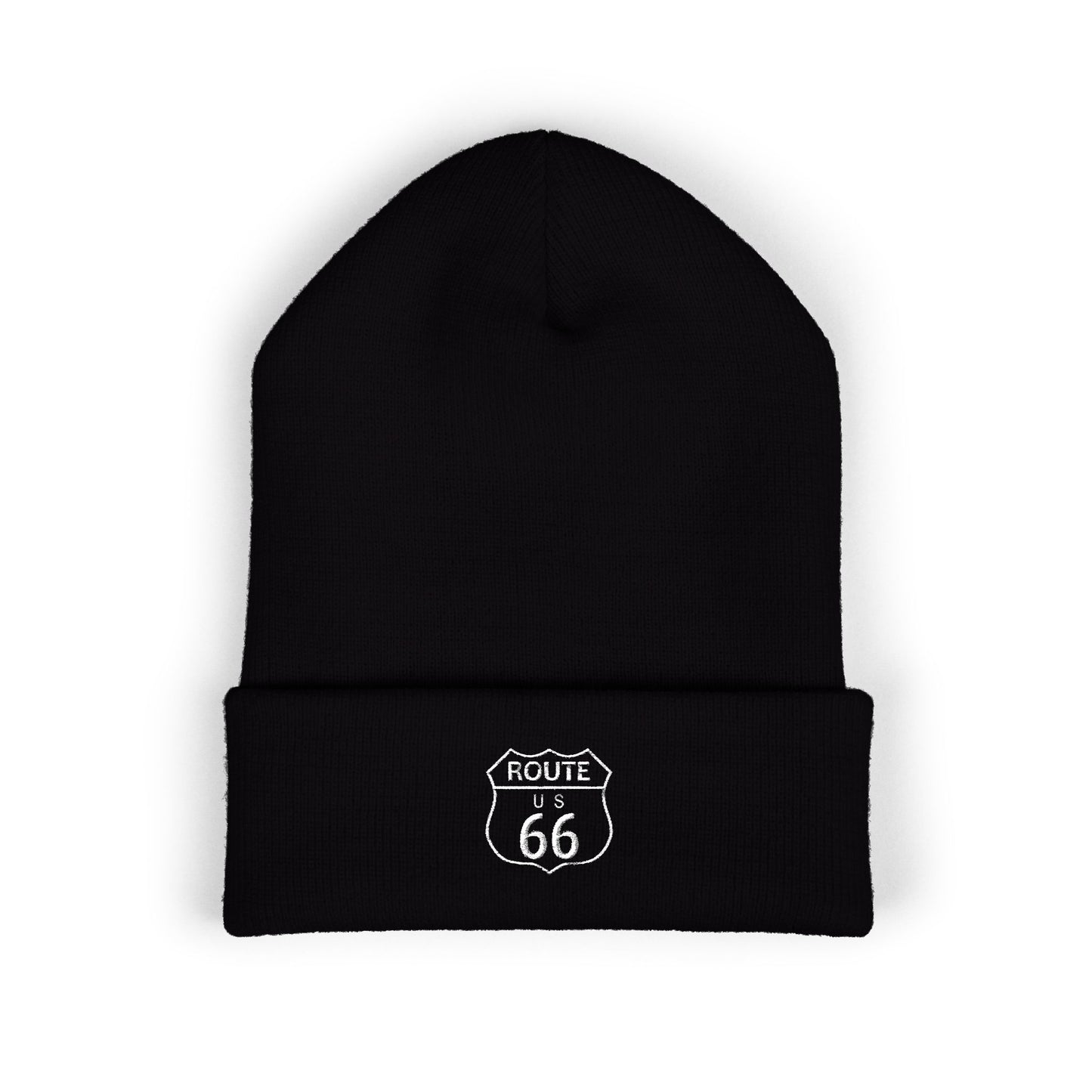 Embroidered Route 66 Beanie