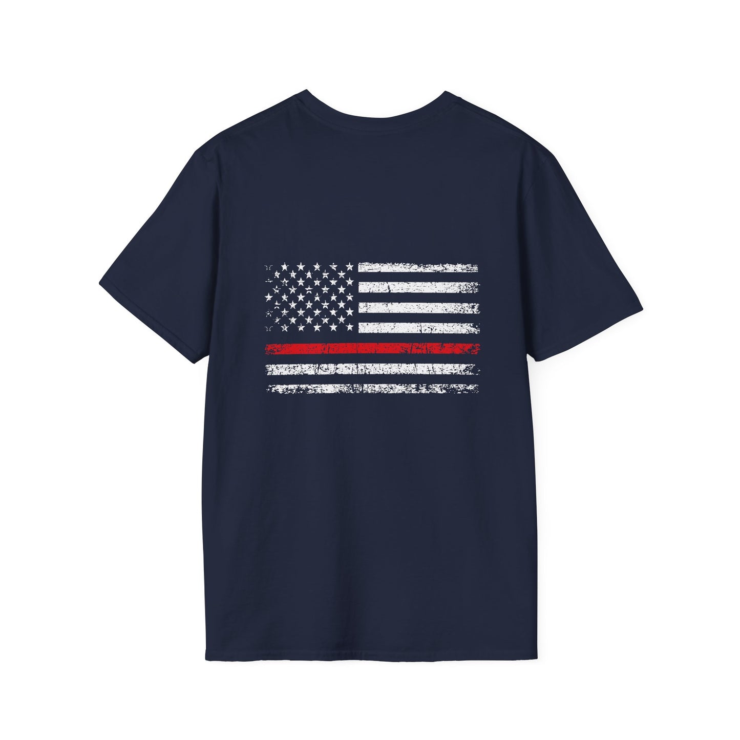 Thin Red Line American Flag T-Shirt