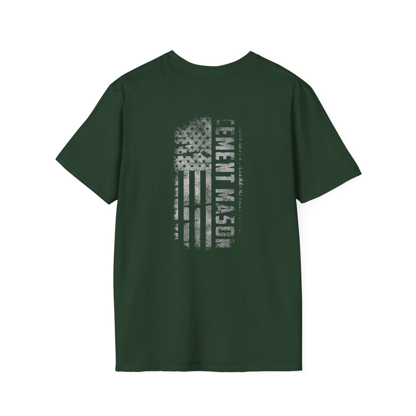 Cement Mason American Flag T-Shirt