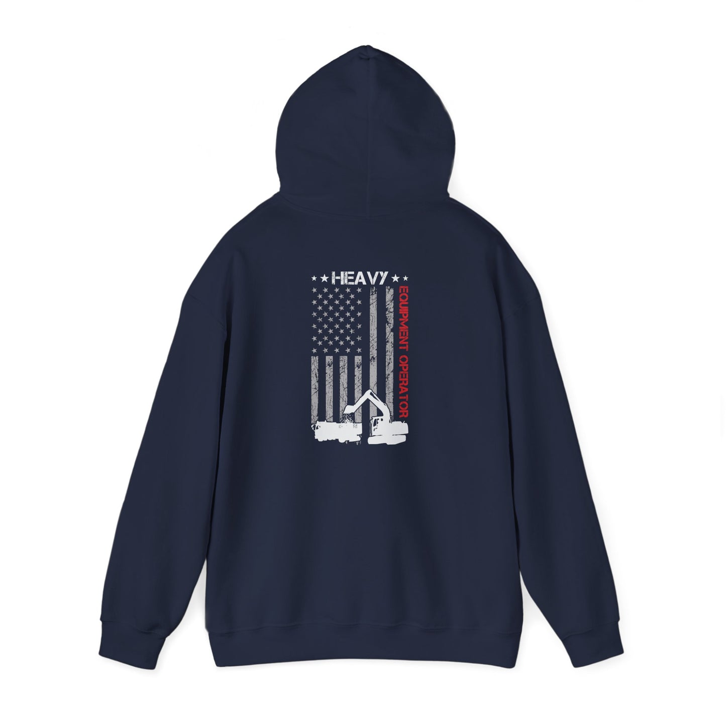 Heavy Equipment Operator American Flag Hoodie