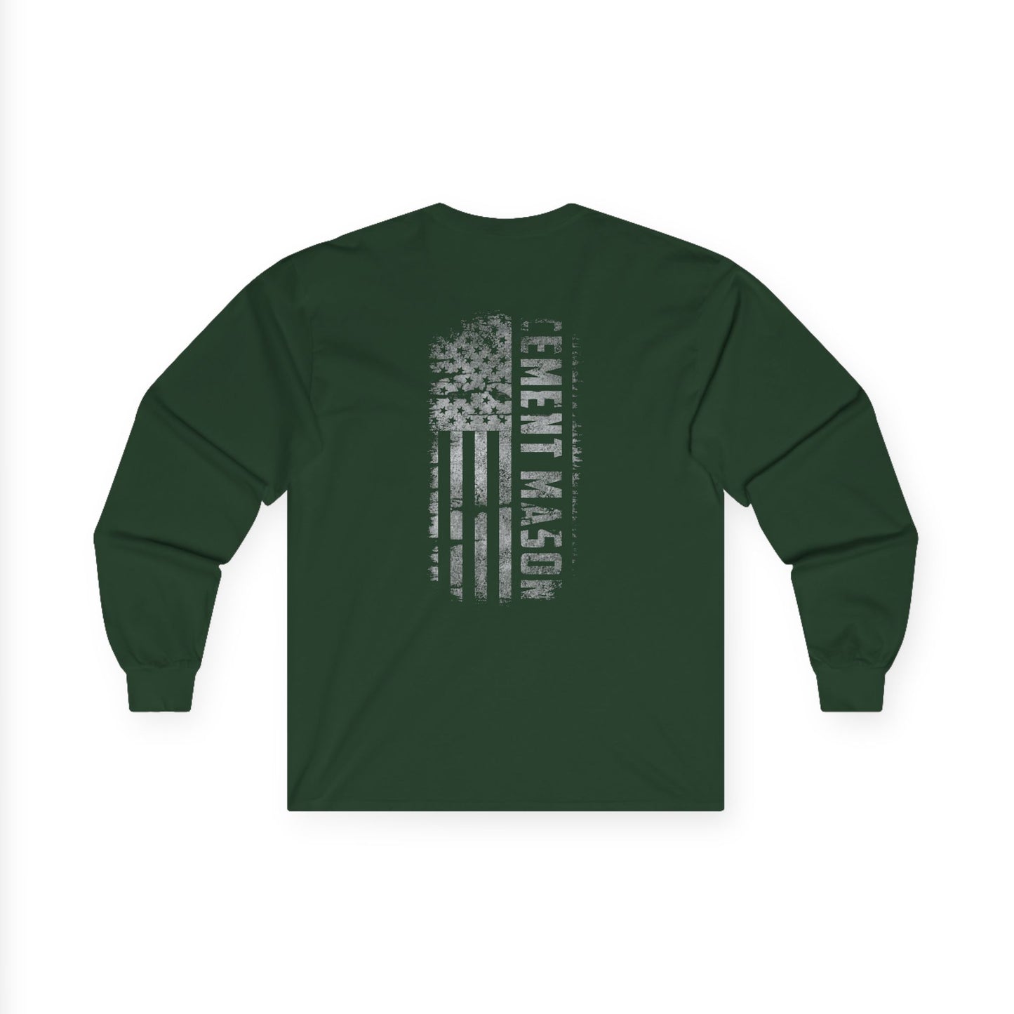 Cement Mason American Flag Long Sleeve