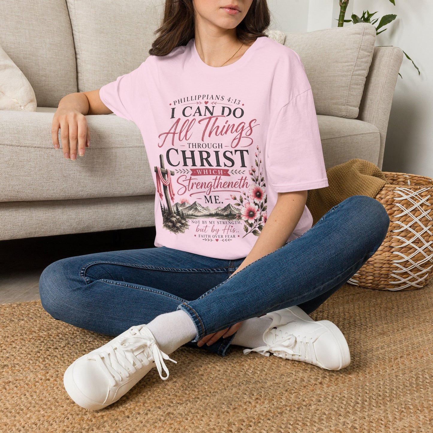 All Things Through Christ – Philippians 4:13 T-Shirt