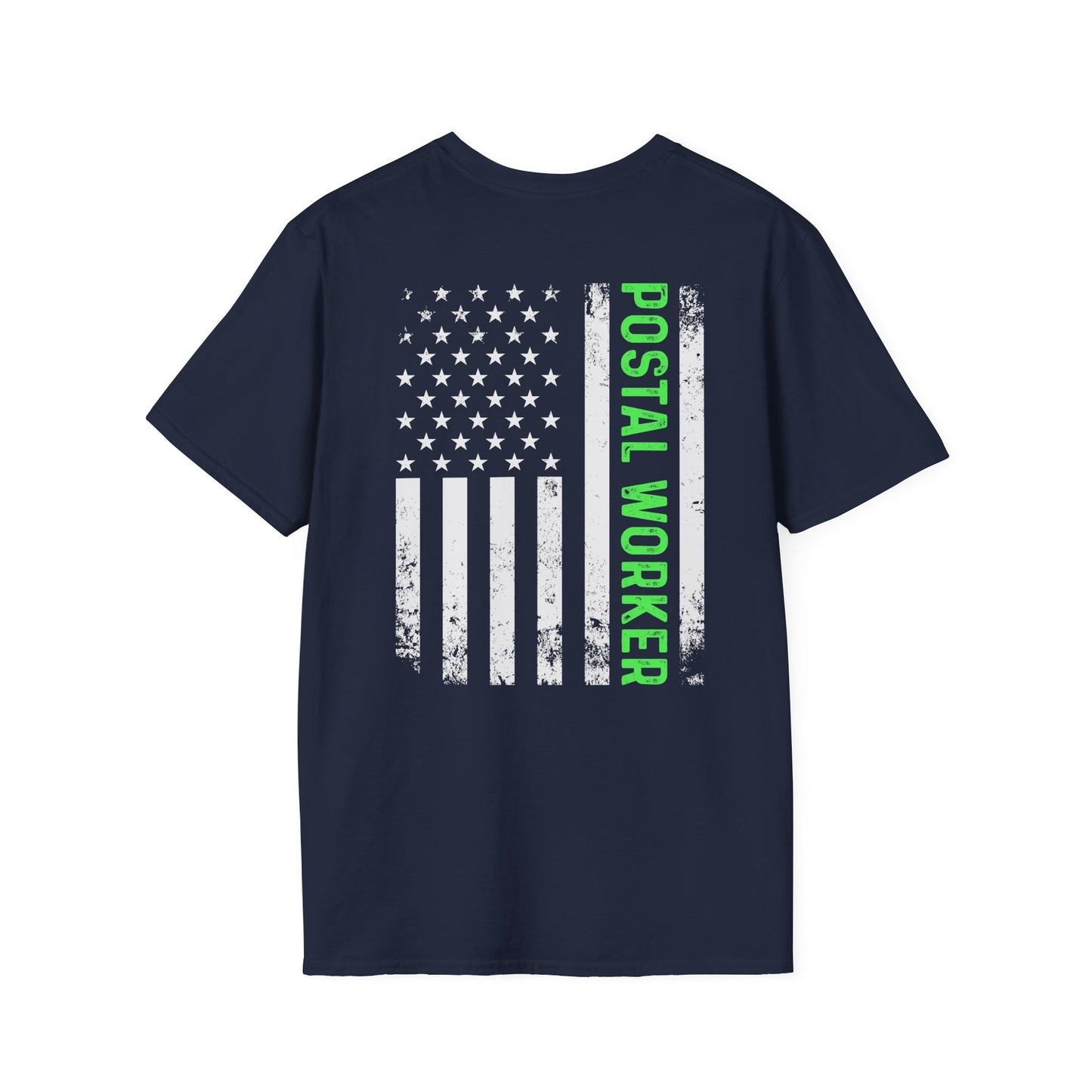 Postal Worker American Flag T-Shirt