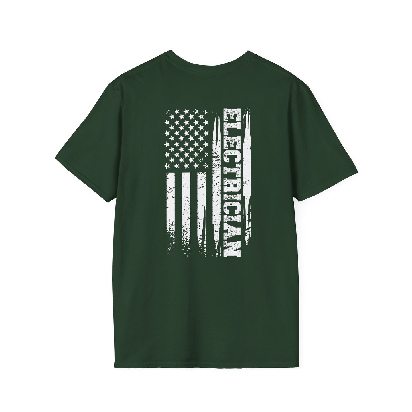 Electrician American Flag T-Shirt