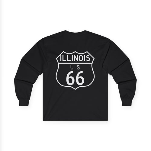 Illinois Route 66 Long Sleeve T-Shirt
