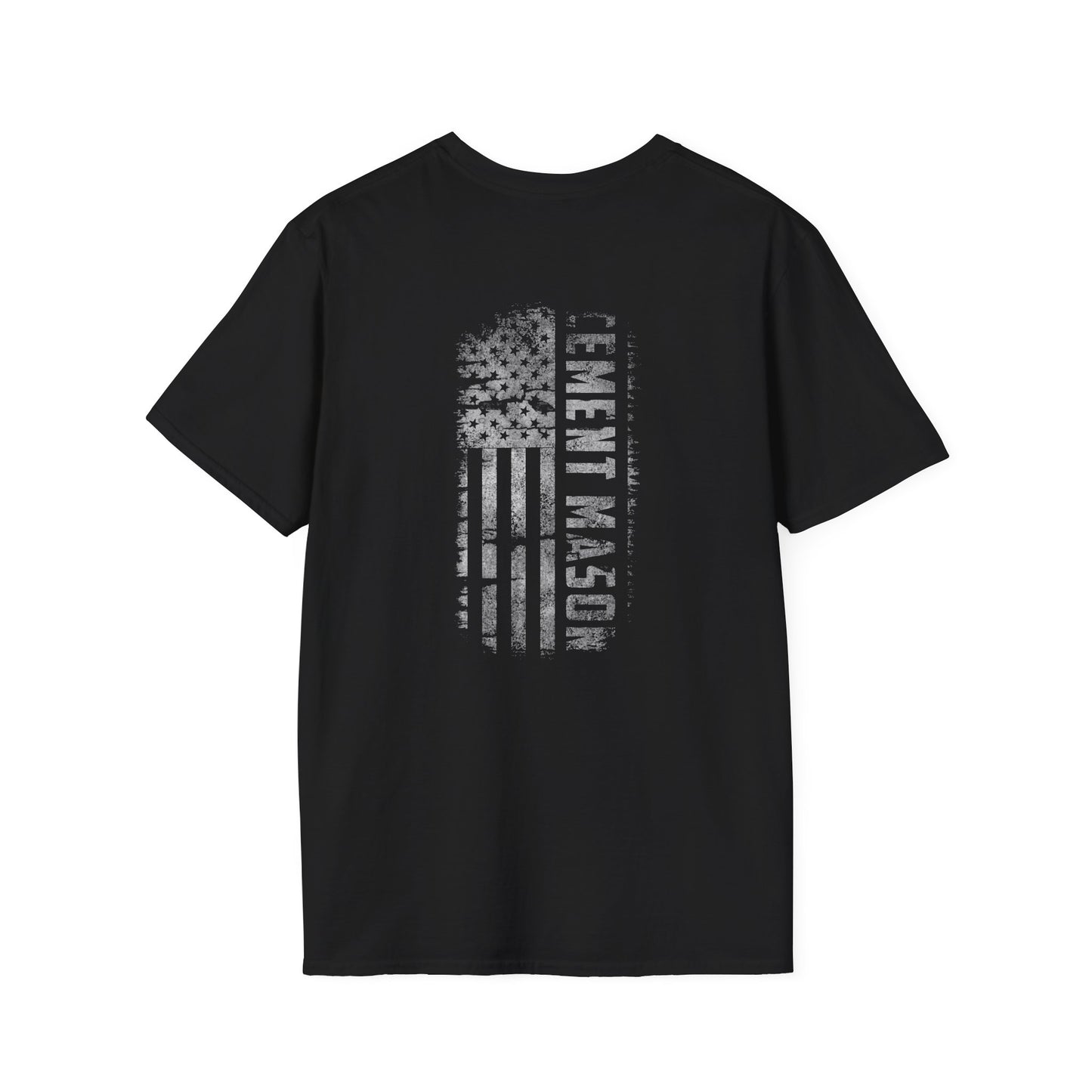 Cement Mason American Flag T-Shirt