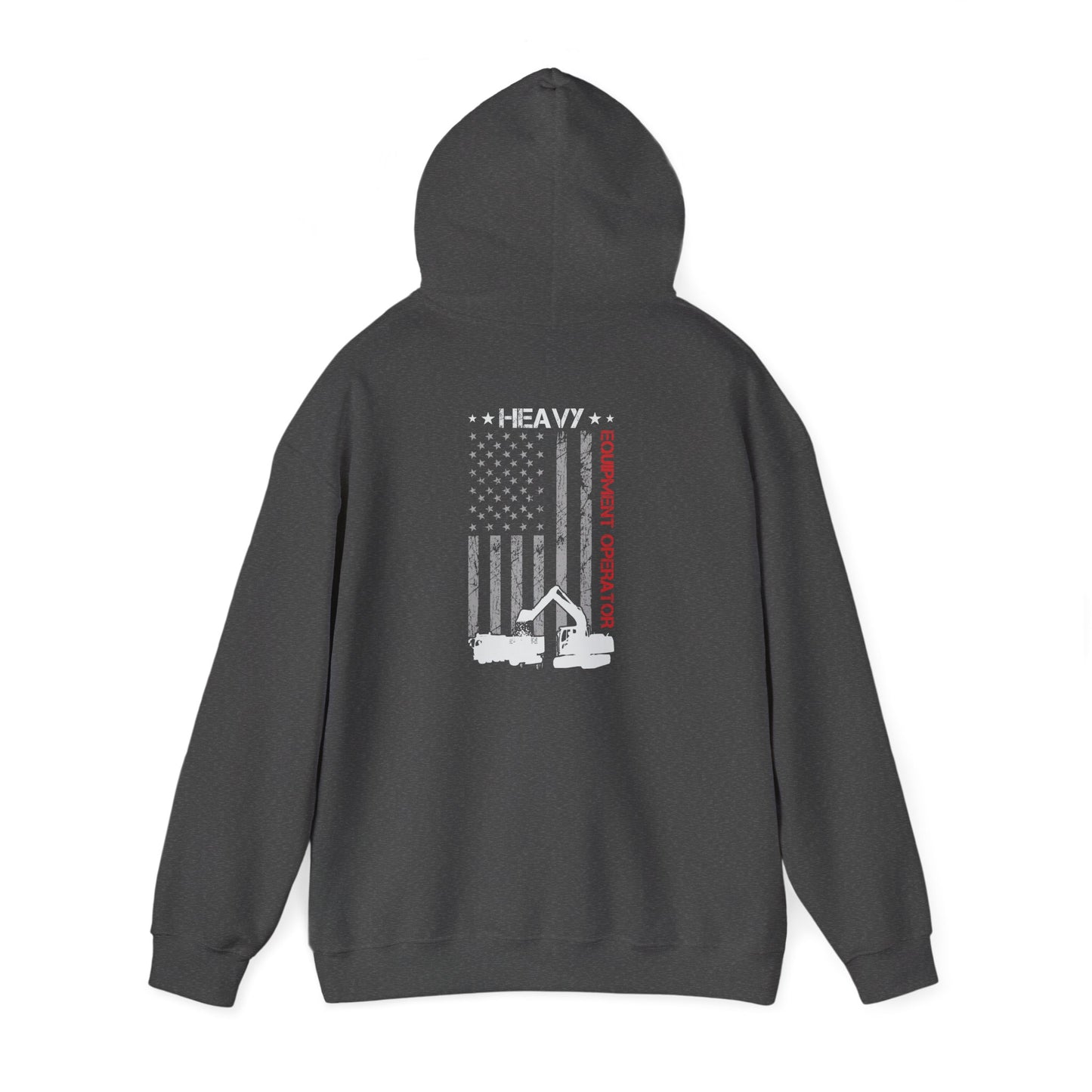 Heavy Equipment Operator American Flag Hoodie