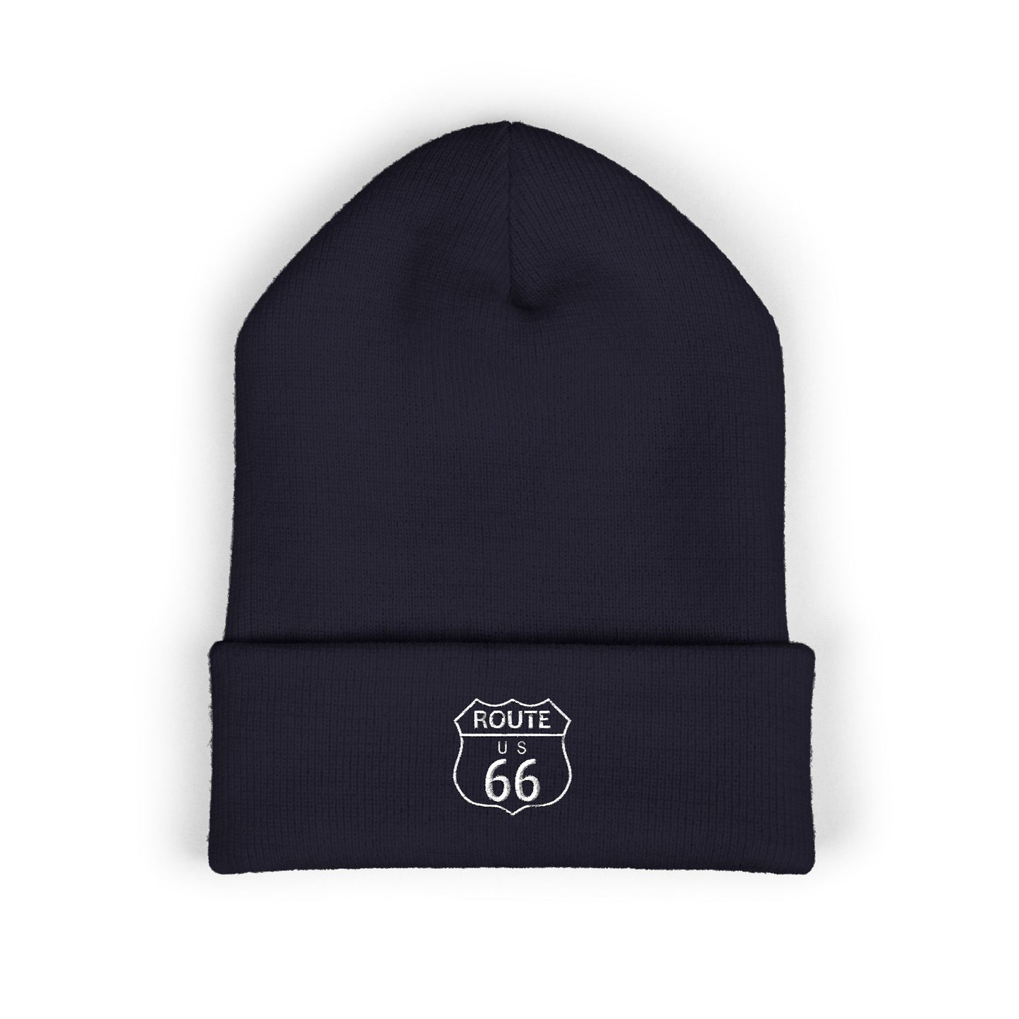 Embroidered Route 66 Beanie