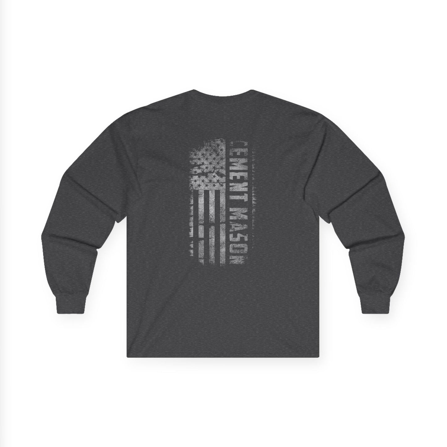 Cement Mason American Flag Long Sleeve