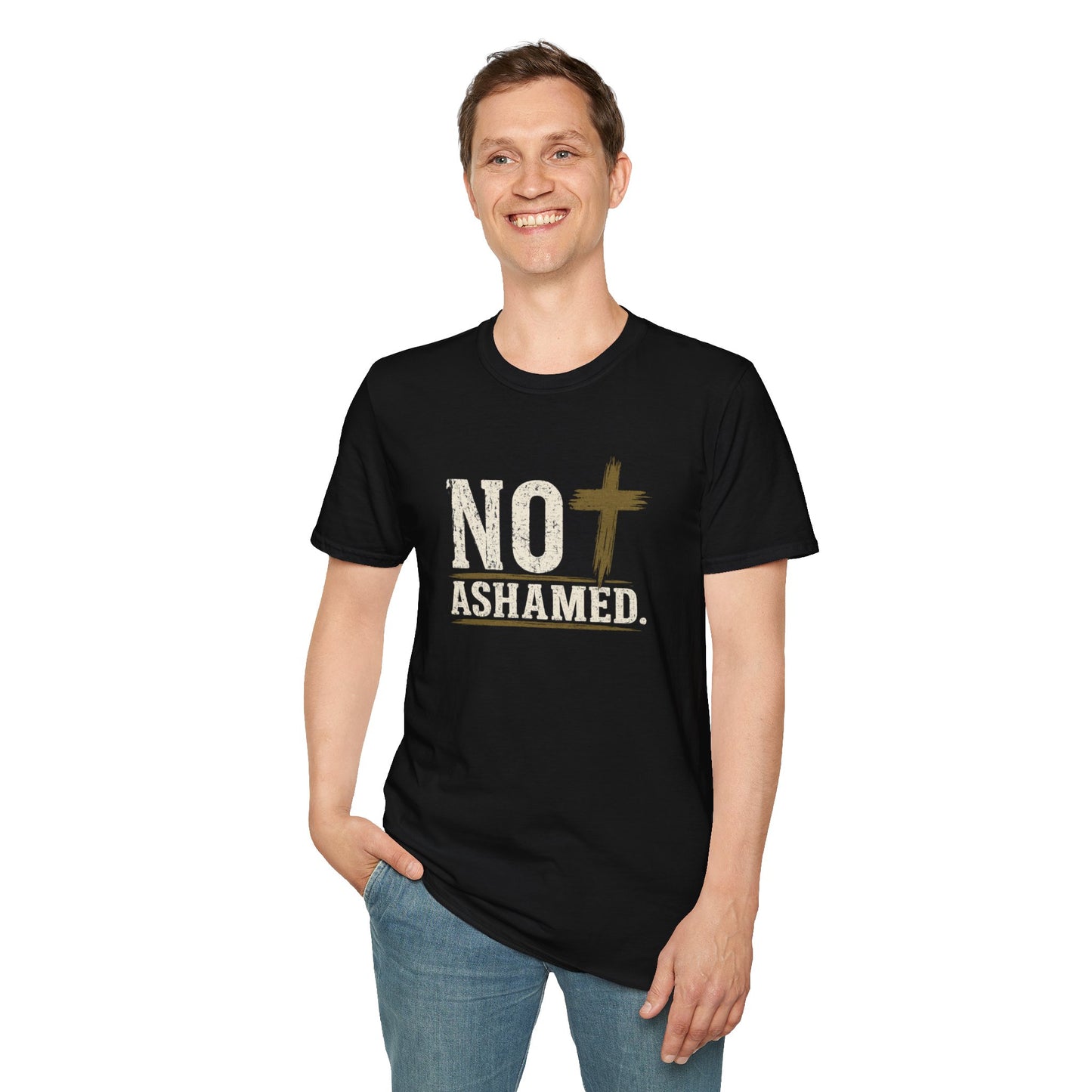 NOT ASHAMED – Romans 1:16 T-Shirt