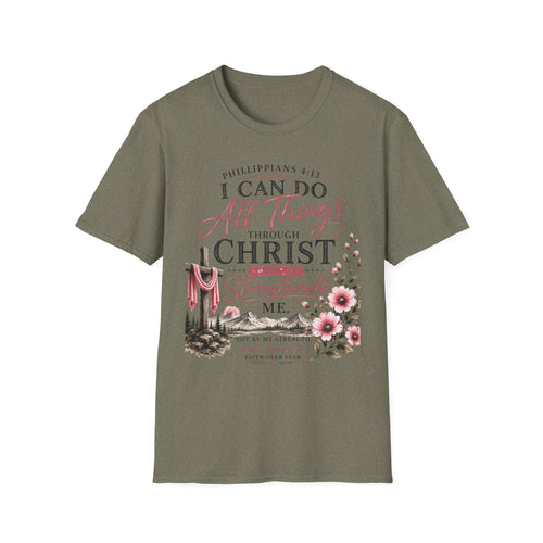 All Things Through Christ – Philippians 4:13 T-Shirt