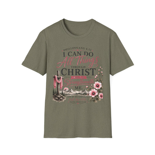 All Things Through Christ – Philippians 4:13 T-Shirt