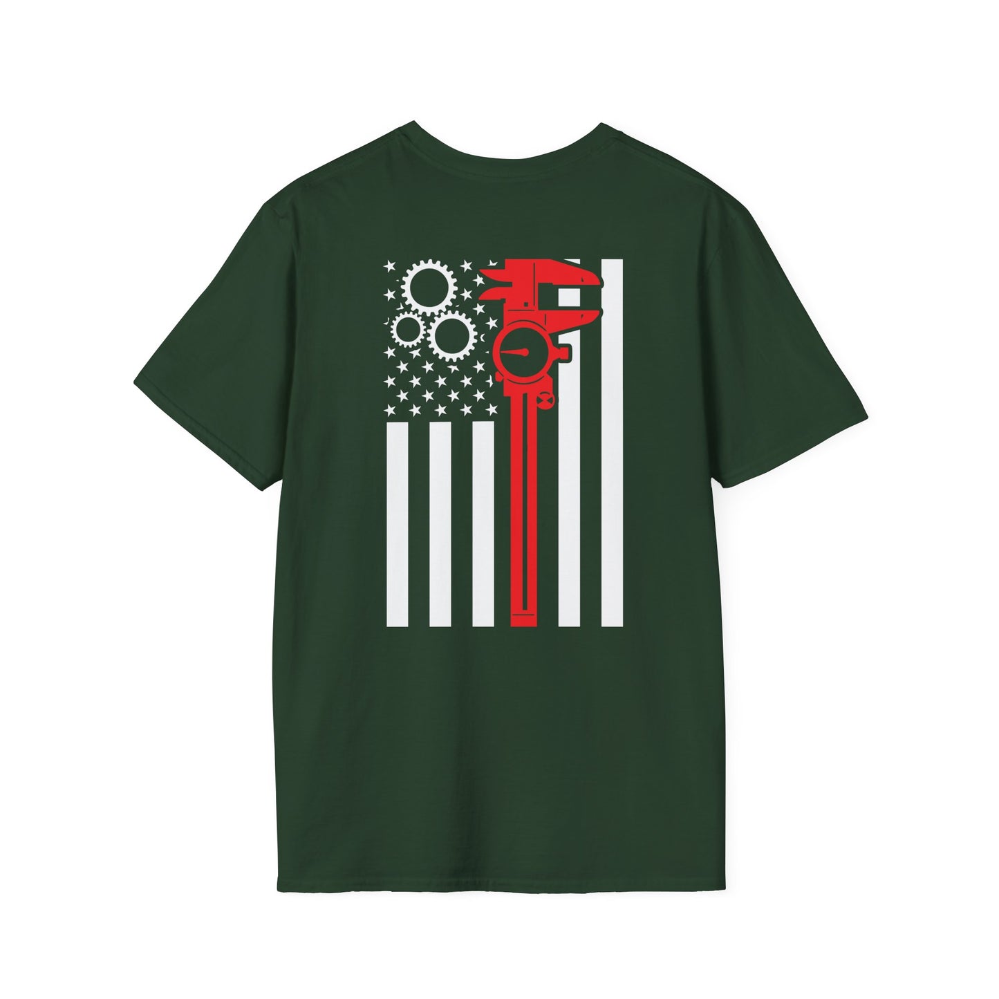 Machinist American Flag T-Shirt