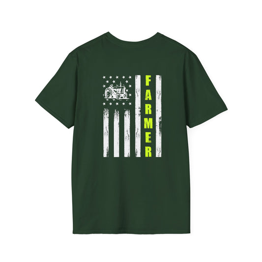 American Farmer American Flag T-Shirt